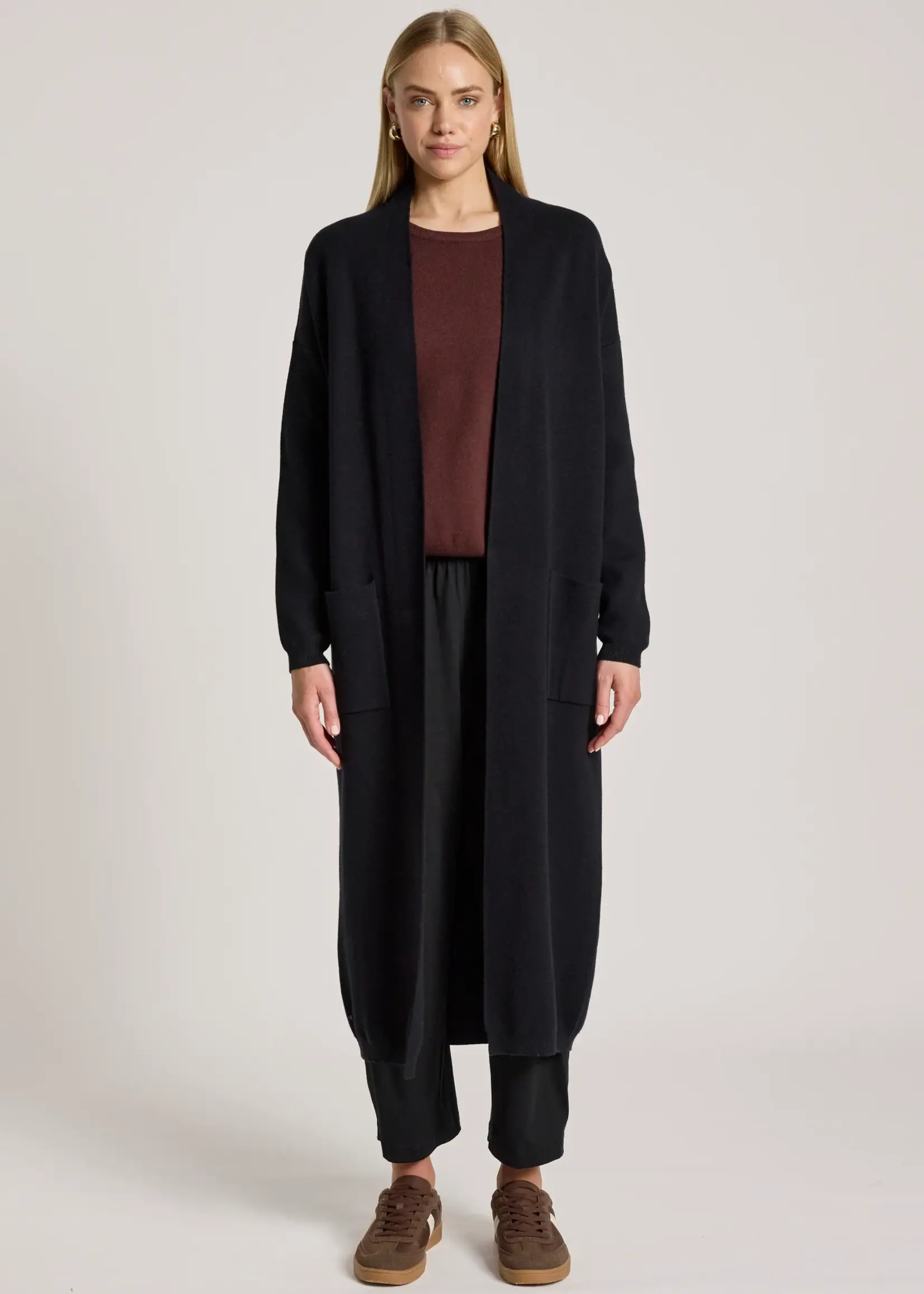 EB & Ive Zala Cardigan - Black