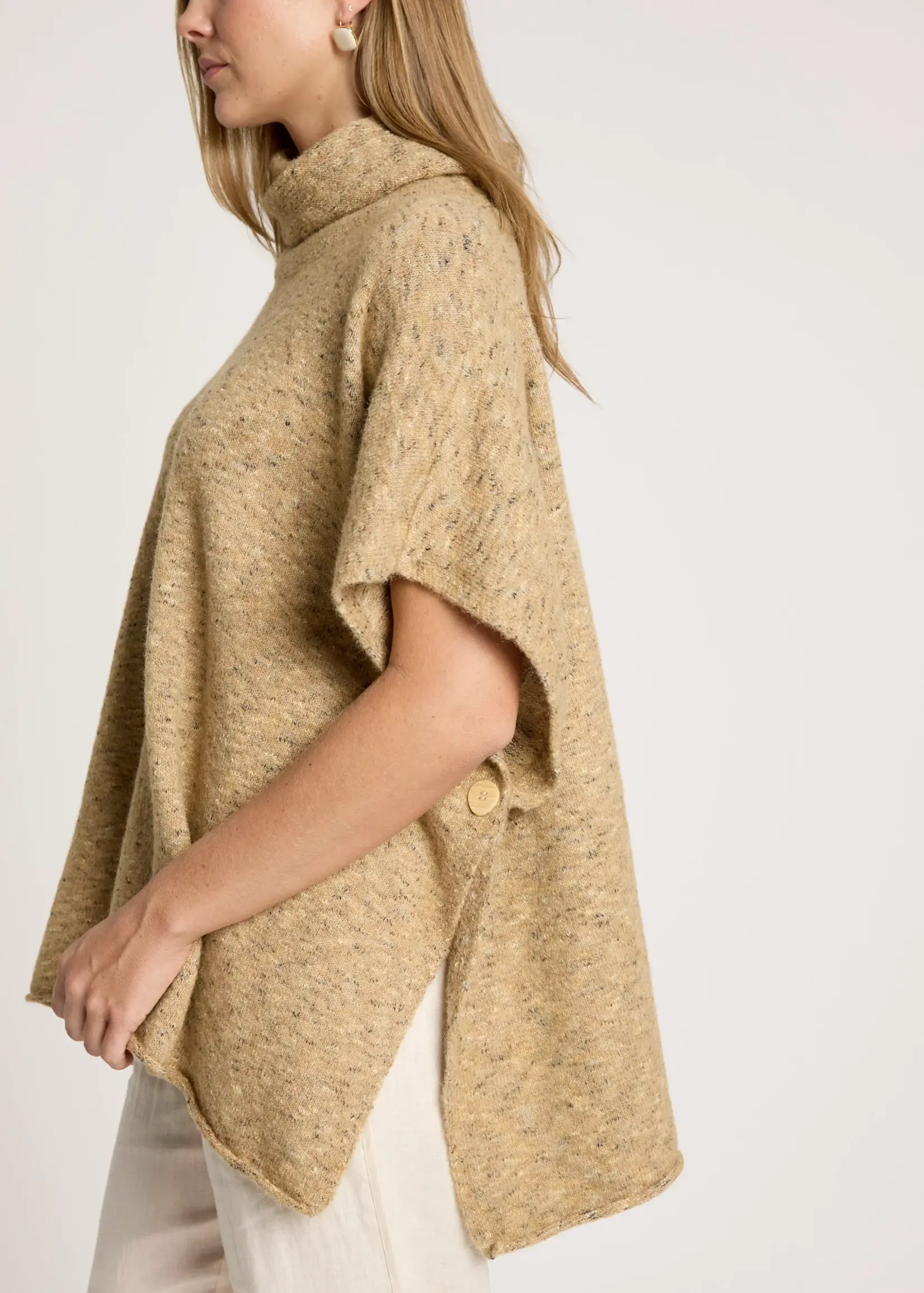 EB & Ive Zarda Poncho - Mocha