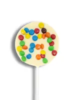 Easter - Round M&M Pop - Happy Easter | White Chocolate