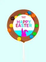 Easter - Round M&M Pop - Happy Easter | Milk Chocolate