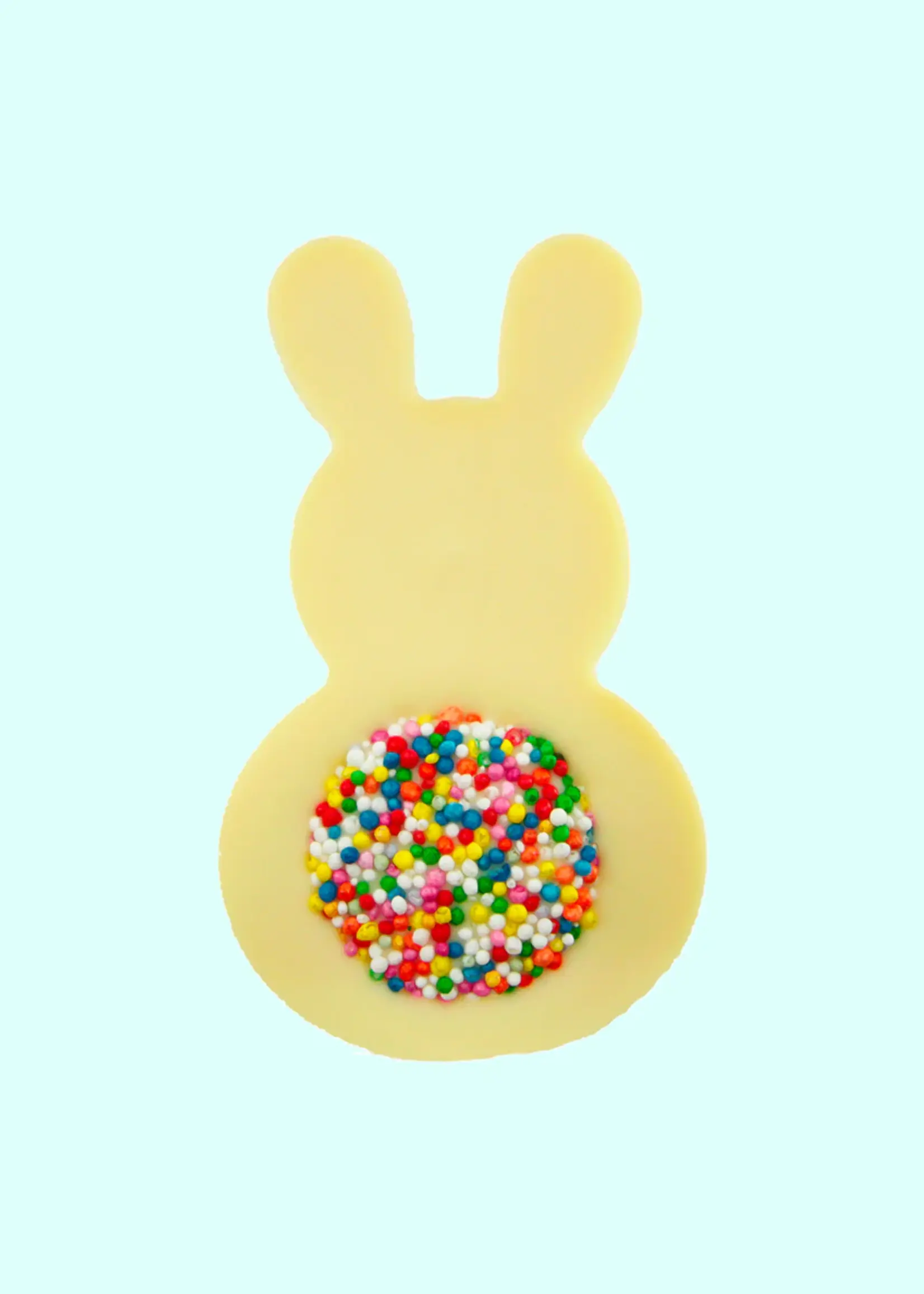 Chocolate Bunny With Coloured Freckle Tail I Multi Tail