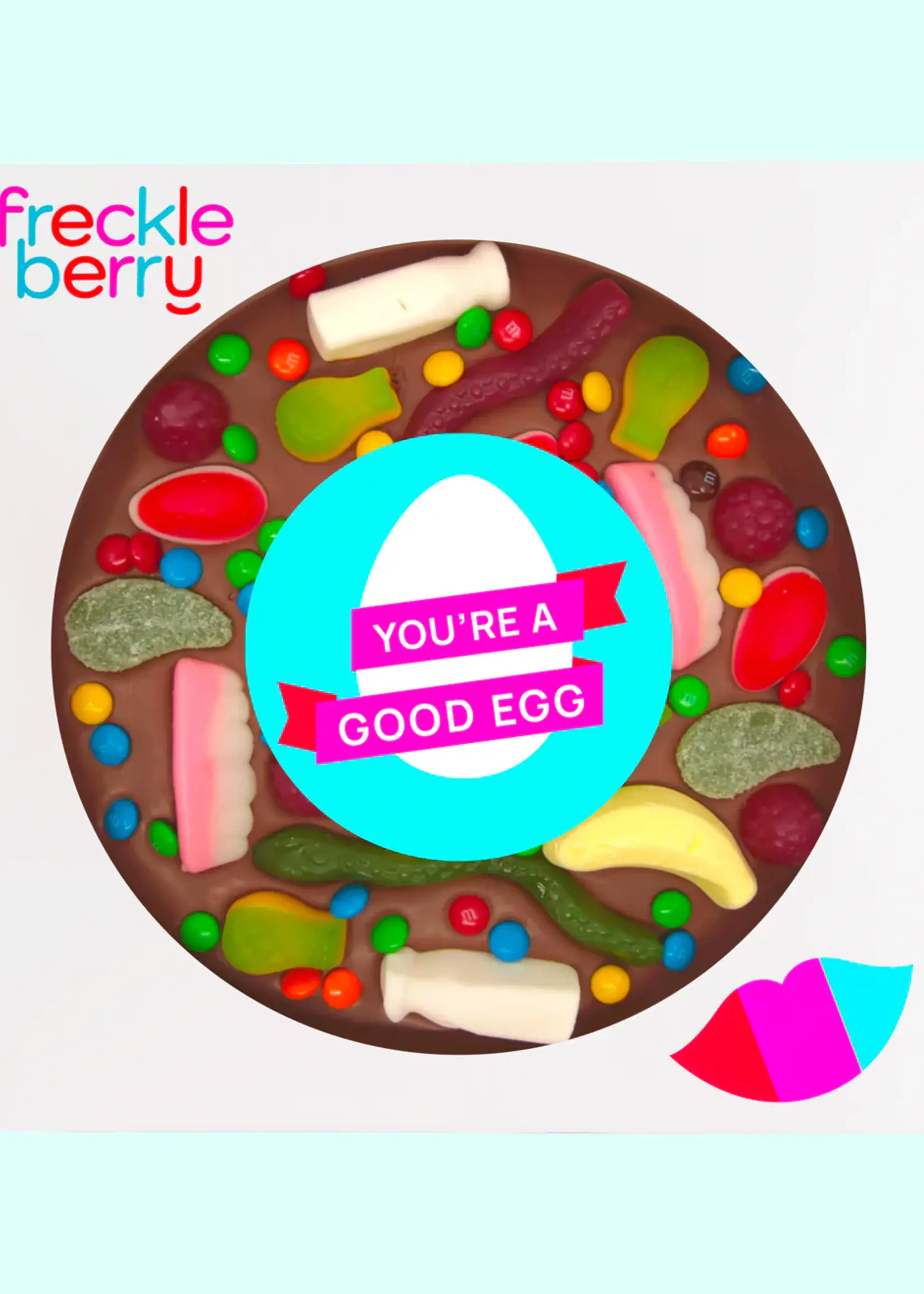 Easter Giant Lolly Pizza - Happy Easter | Milk Chocolate