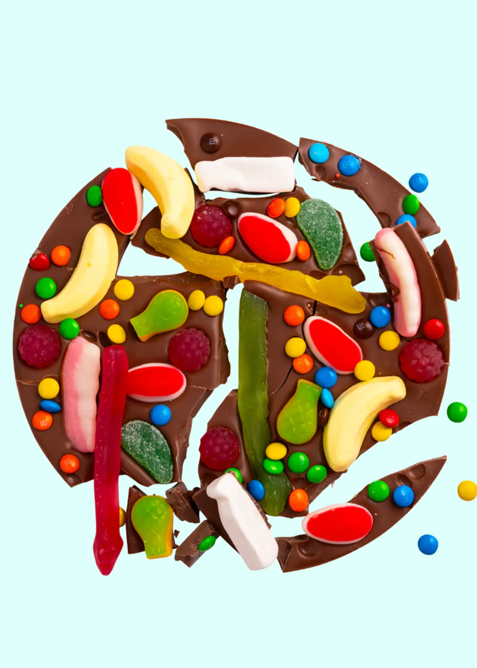 Easter Giant Lolly Pizza - Happy Easter | Milk Chocolate