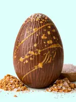 Easter Gourmet Egg - Caramel Crunch & Murray River Salt, Milk Chocolate