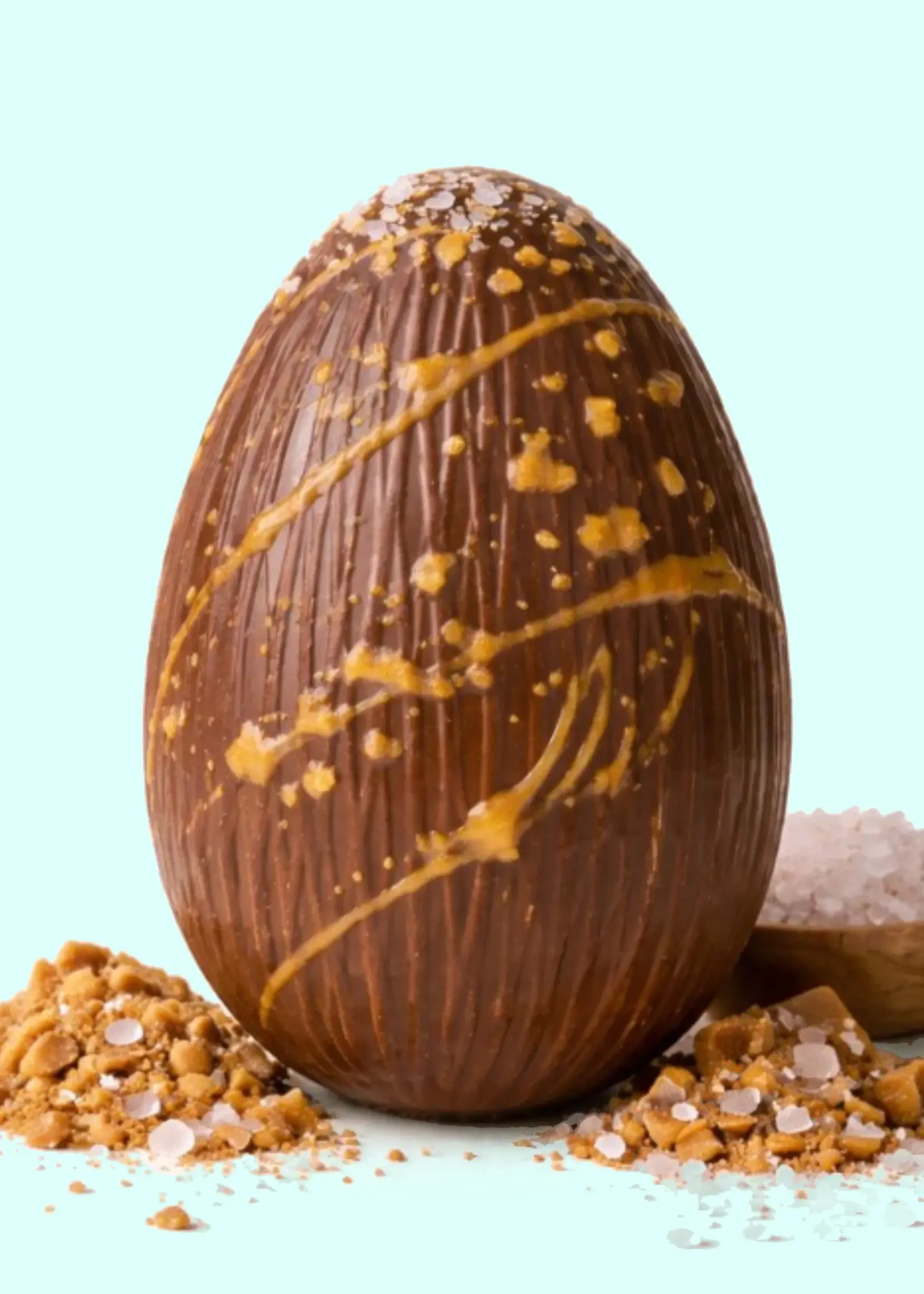 Easter Gourmet Egg - Caramel Crunch & Murray River Salt, Milk Chocolate