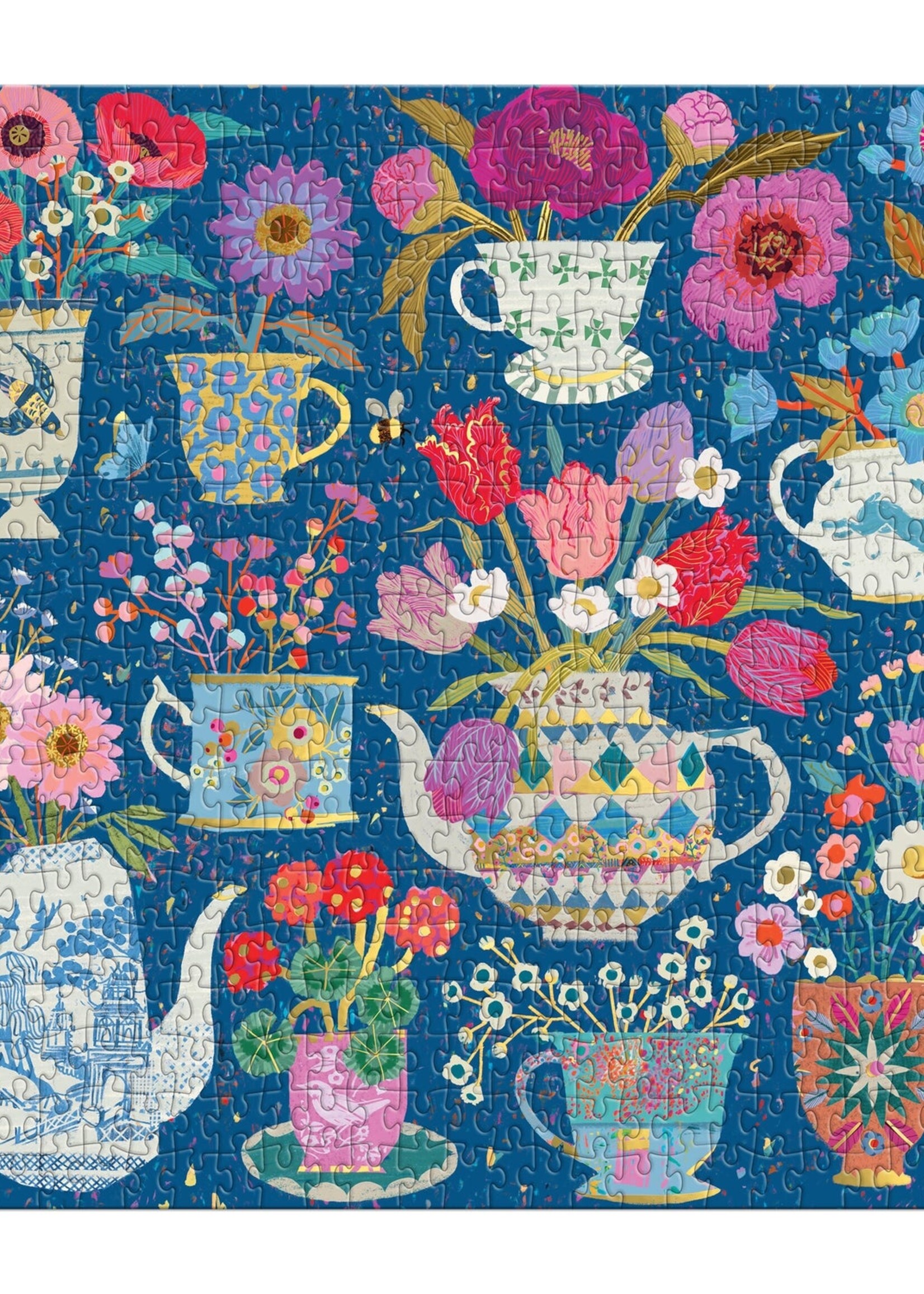 Isalbi Victoria Ball Potted Teacups Foil Puzzle