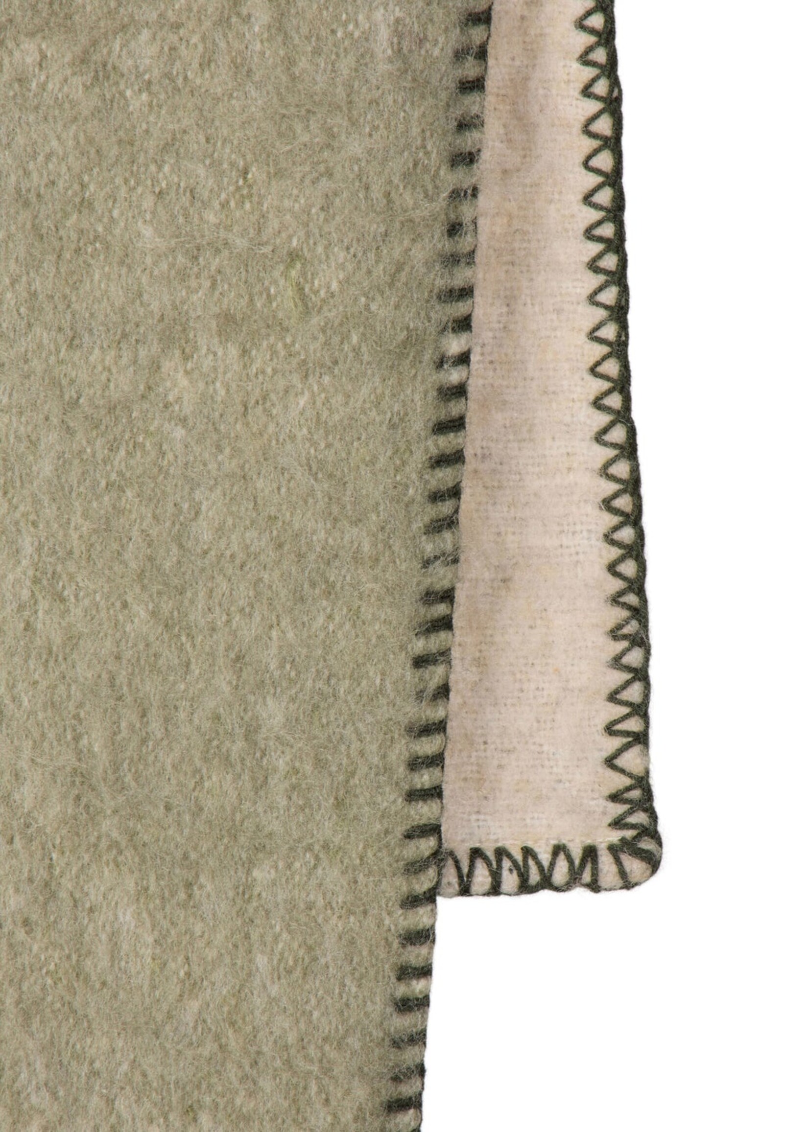 Avalon Stitch Throw 130x180cm Green