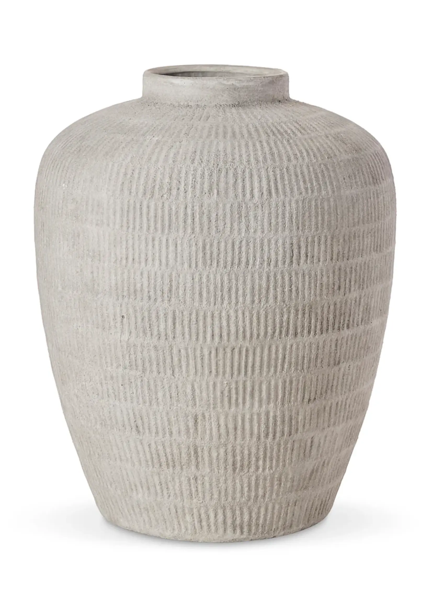 Madras Samson Etched Grey Urn