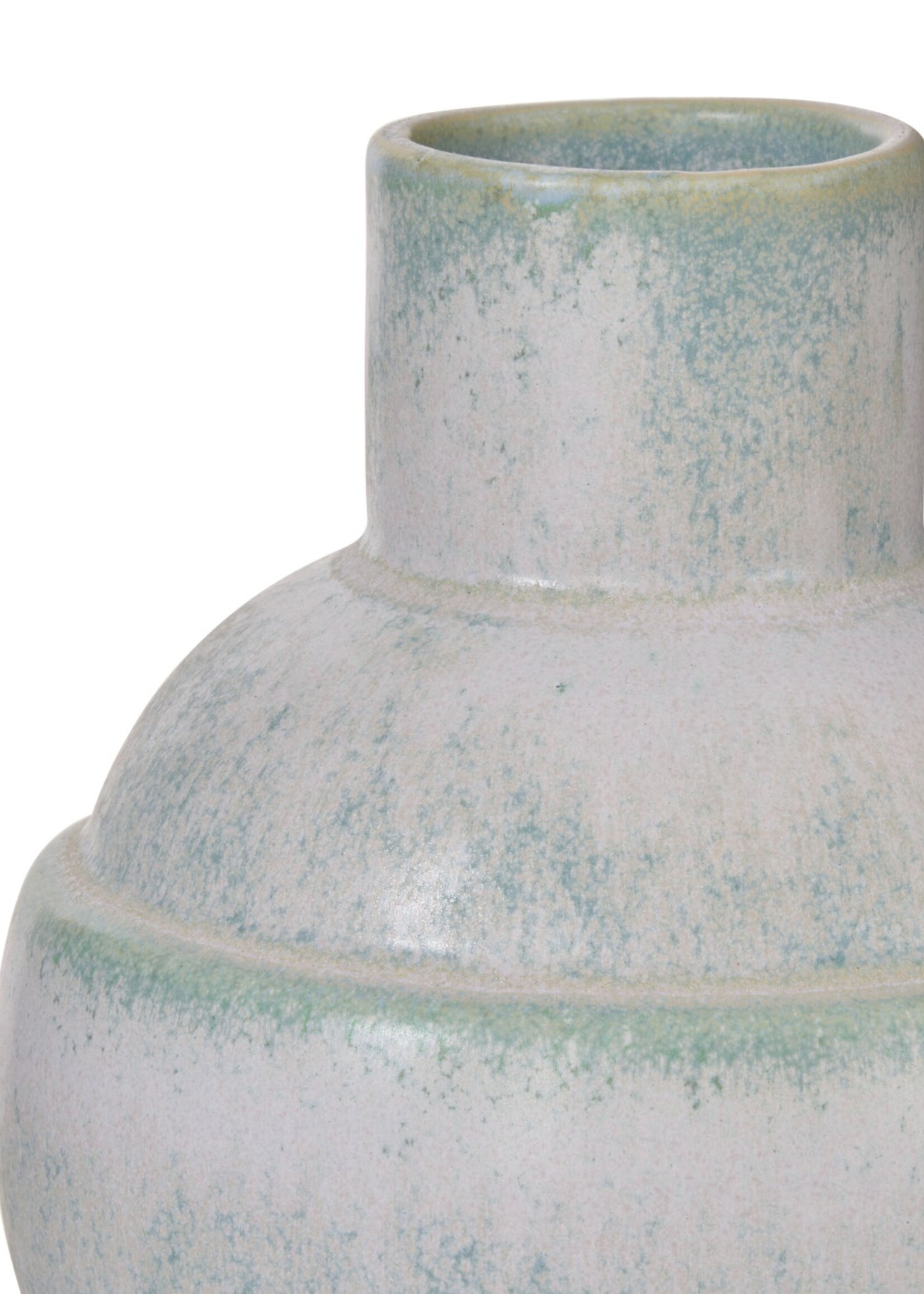 Aria Reactive Glaze Vase 12.6x12.6x18cm