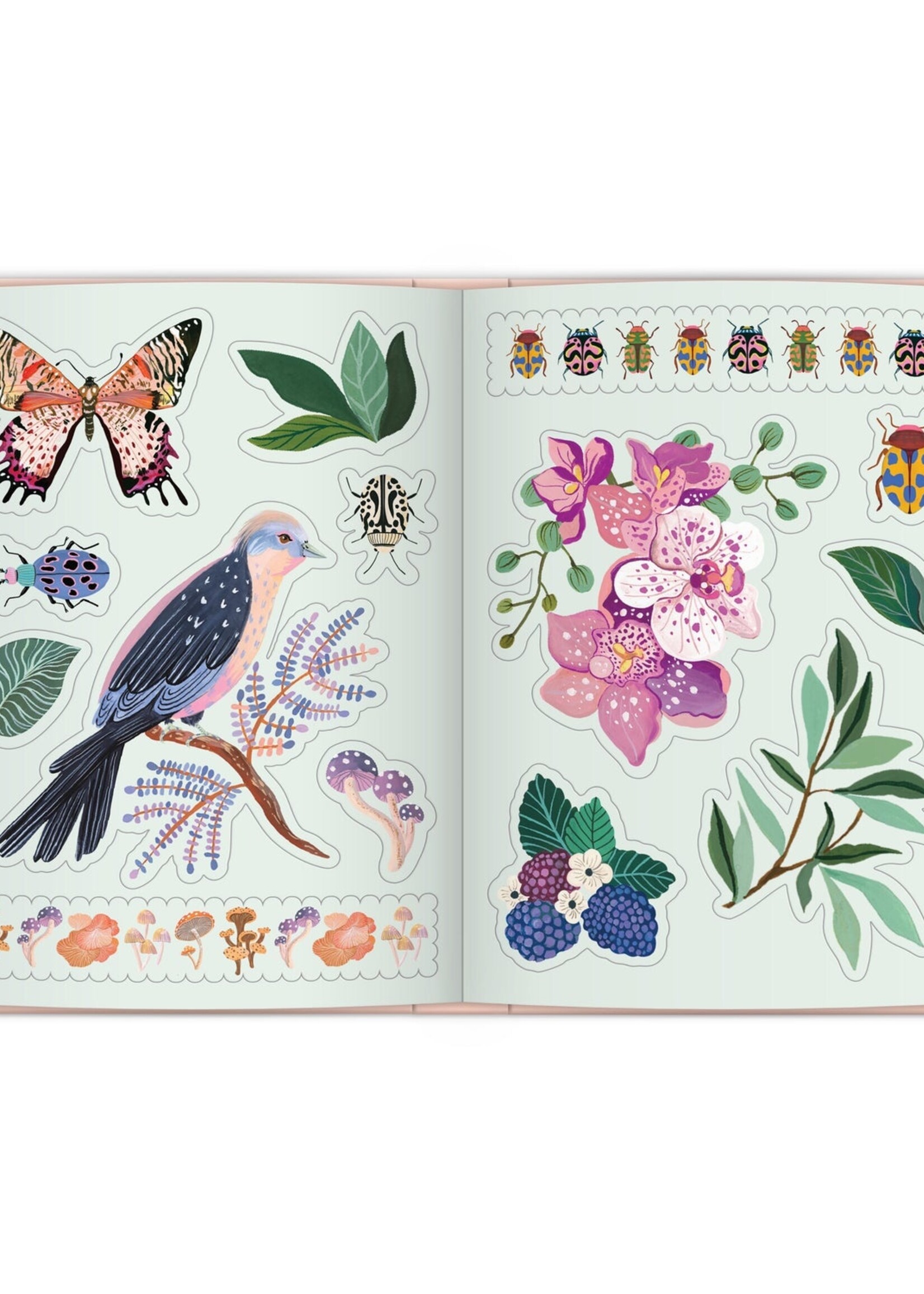 Isalbi Art of The Forest 100 Page Sticker Book