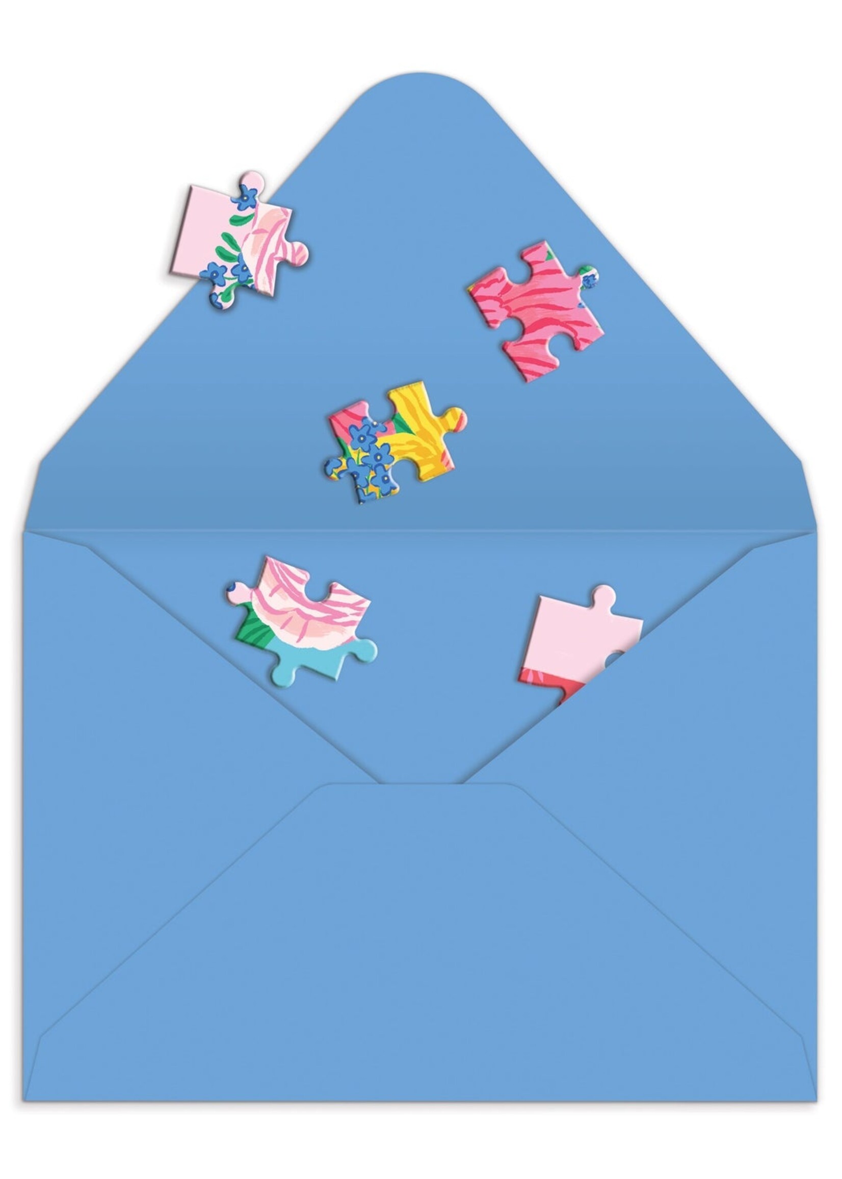 Blooms Of Love Puzzle Card