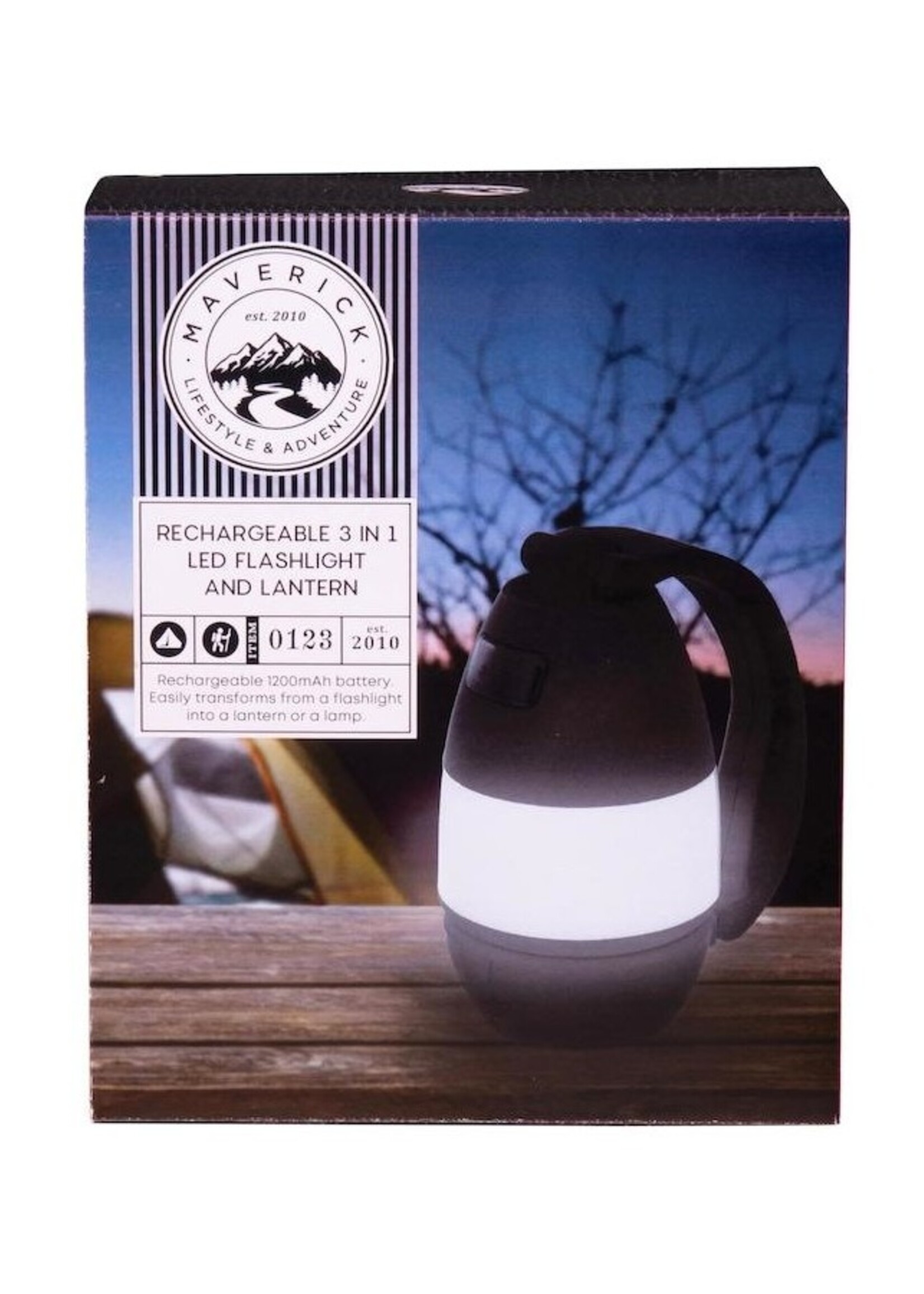 Rechargeable 3 in 1 Led Flashlight and Lantern