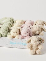 Pilbeam Jiggle & Giggle Floral Bunny Keychain