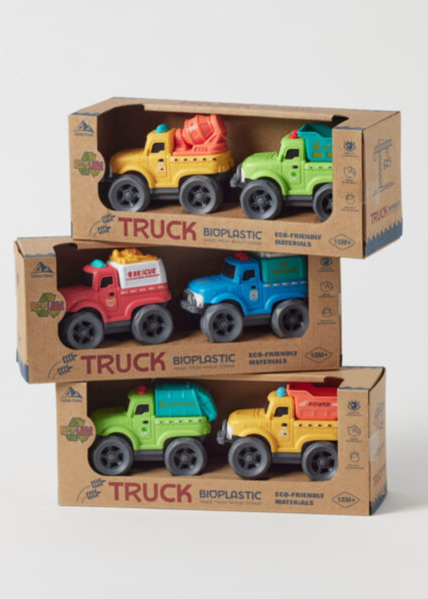 Pilbeam Jiggle & Giggle  Bioplastic Utility Truck Set