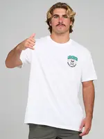 Mad Hueys Carts and Darts SS Tee - White