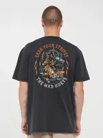 Mad Hueys Earn Stripes SS Tee - Washed Black