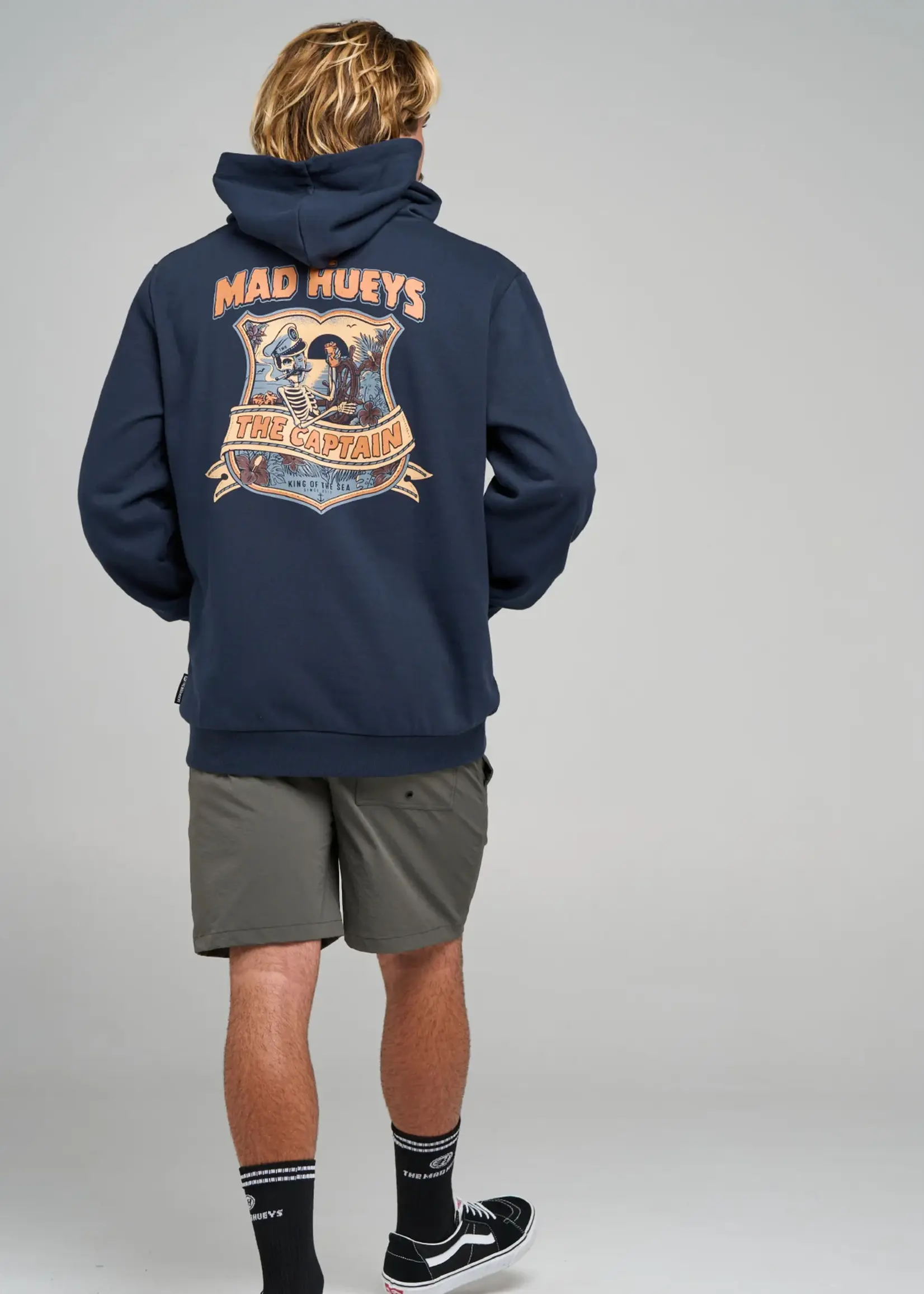 Mad Hueys Captain Two Faced Hooded Pullover