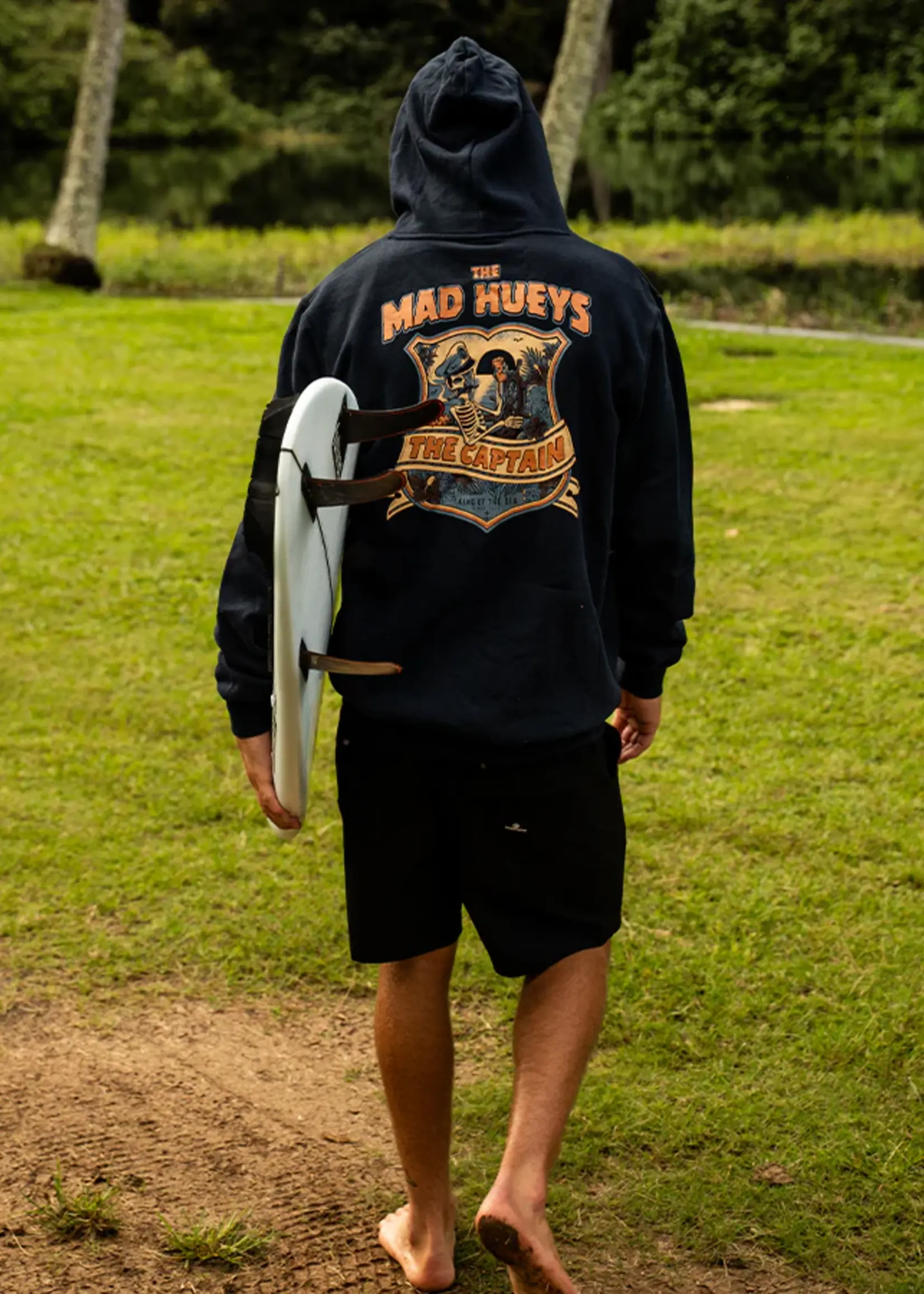 Mad Hueys Captain Two Faced Hooded Pullover