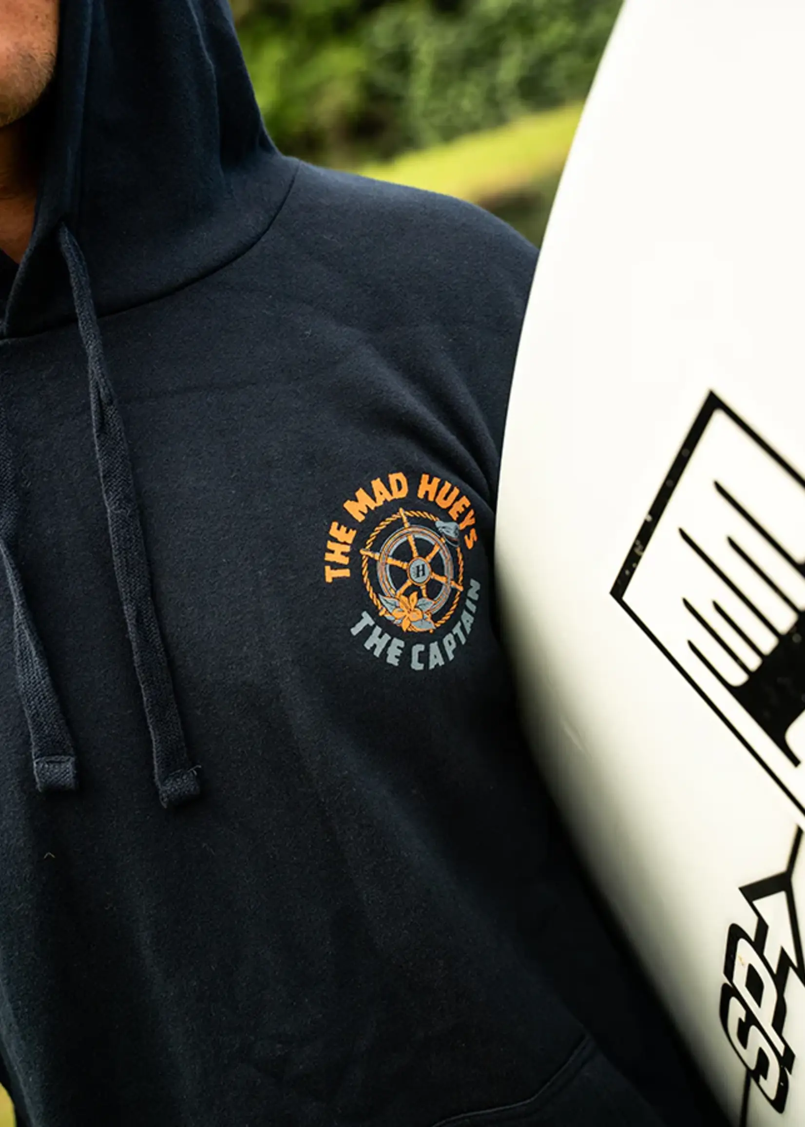 Mad Hueys Captain Two Faced Hooded Pullover