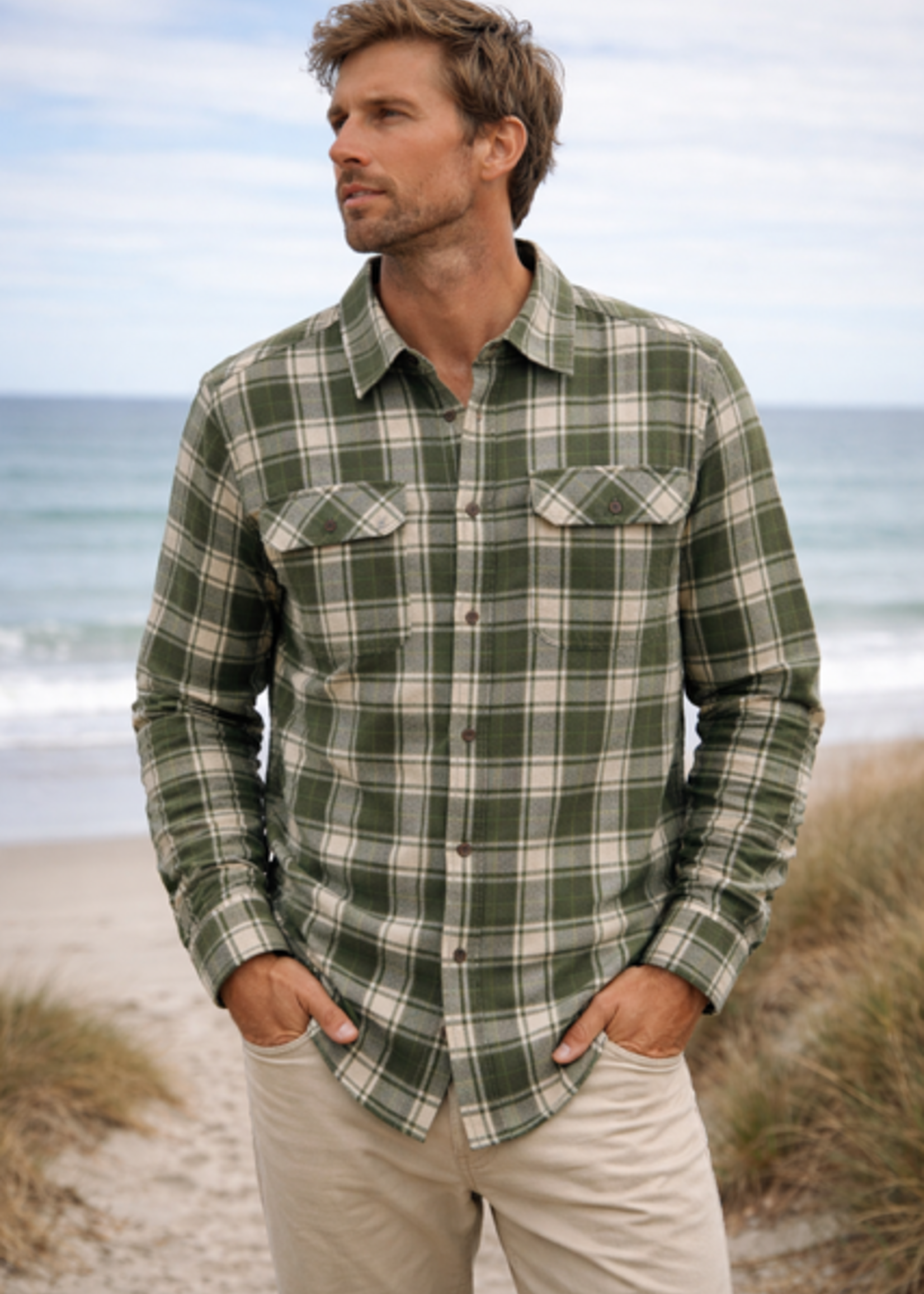 Vissla Central Coast Eco LS Flannel