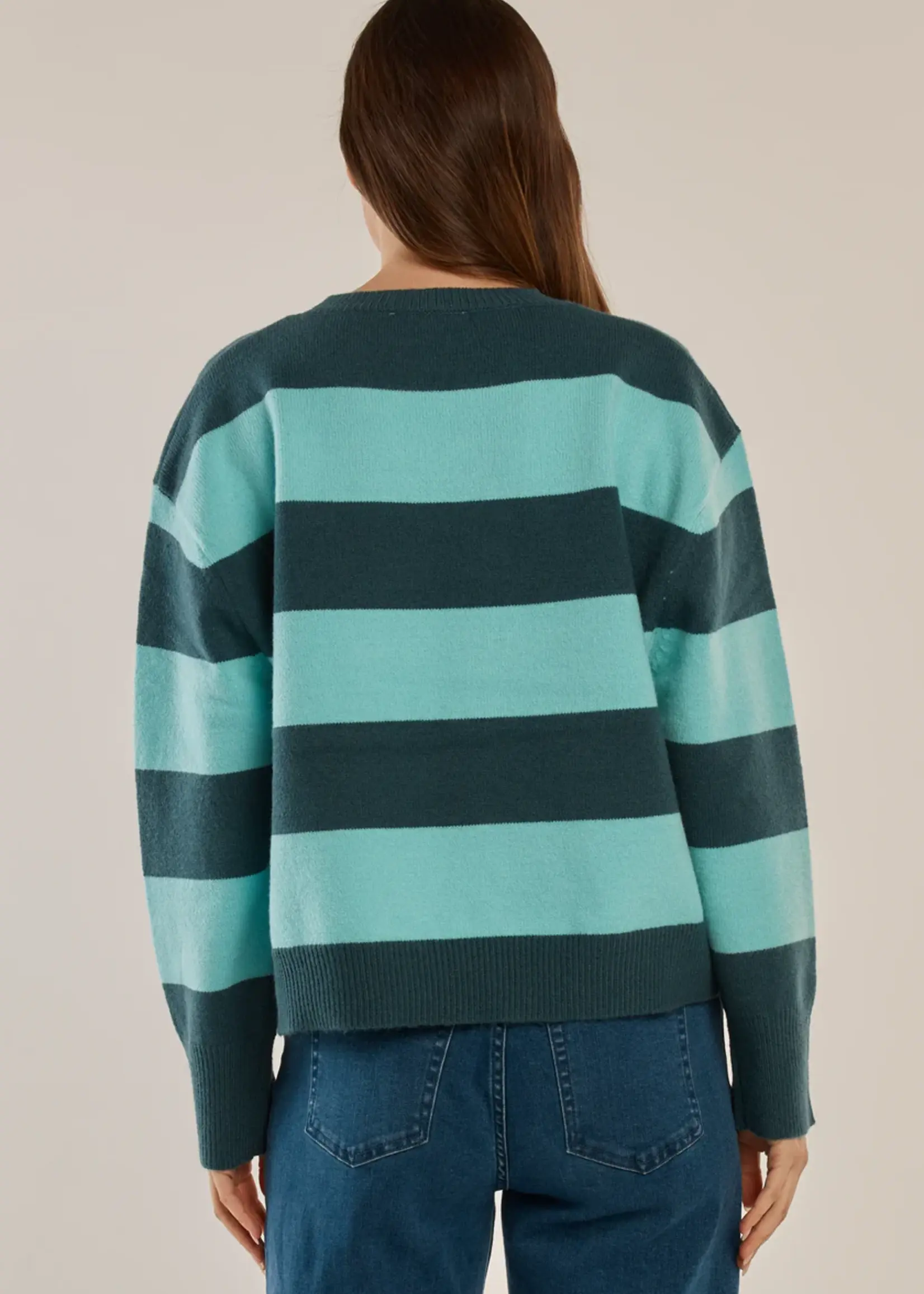 Betty Basic Leonie Knit Sweater - Teal/Blue