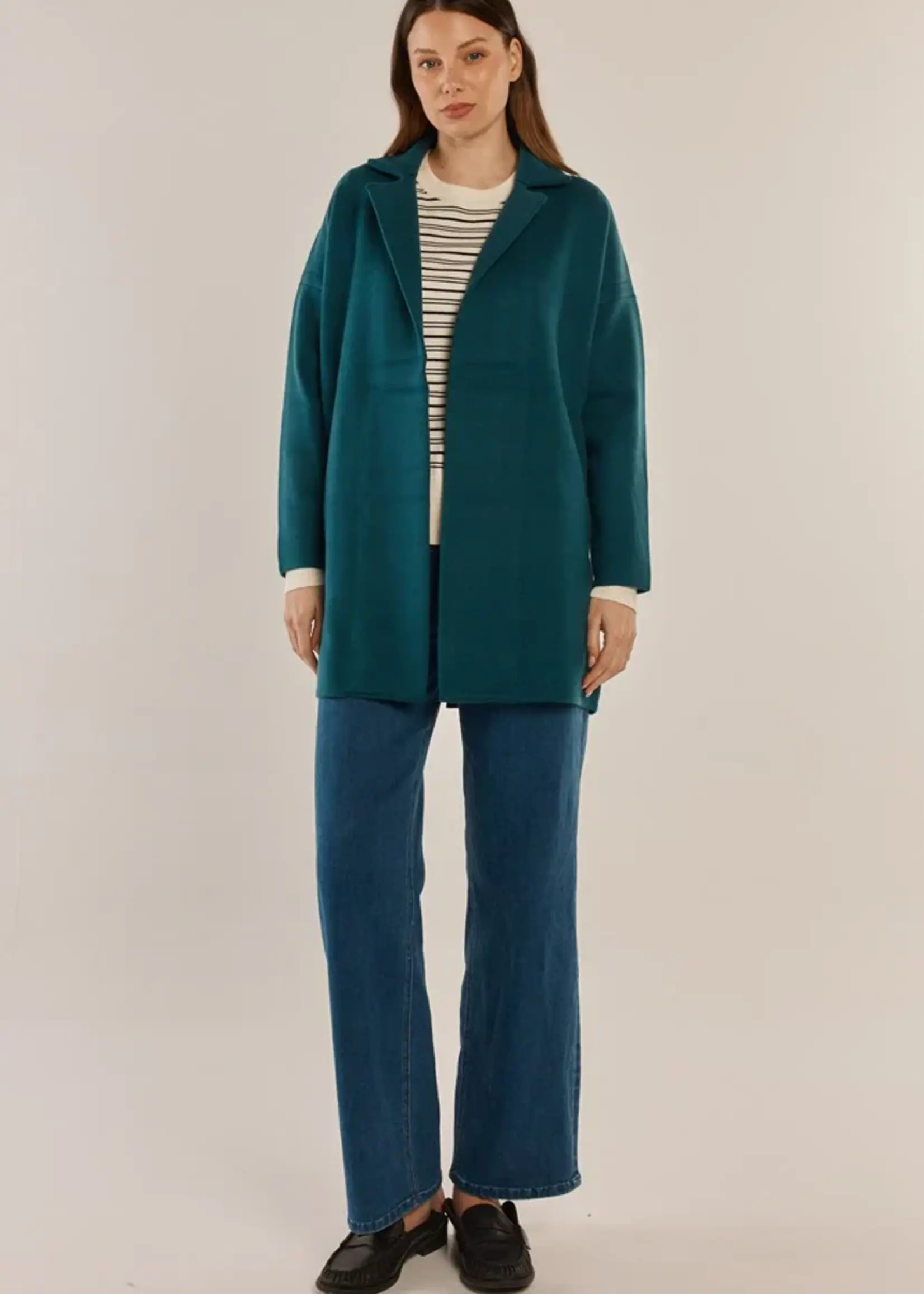 Betty Basic Bristol Coatigan - Teal