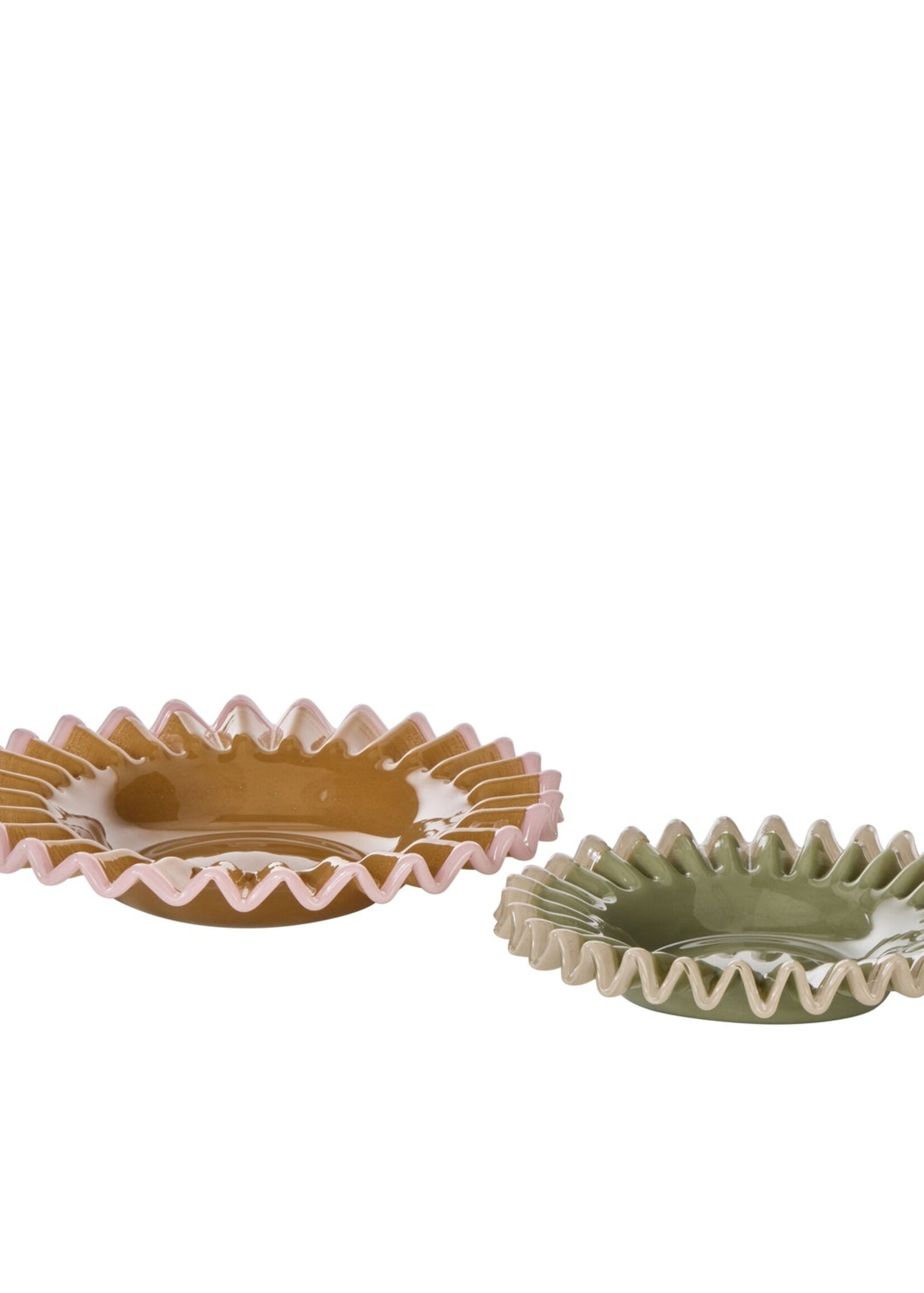 Isalbi Sigrid Frill Dish 19x19x4cm