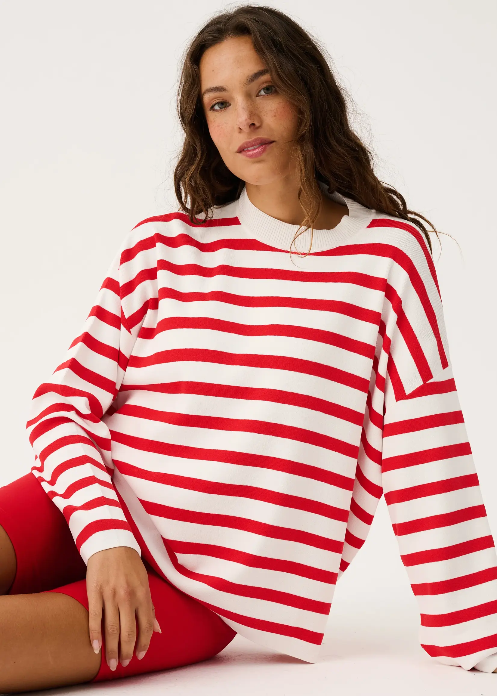 cartel and willow Rae Knit - Siren Stripe