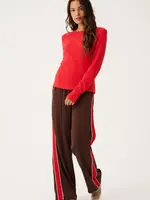 cartel and willow Dusty Pant - Truffle/Red