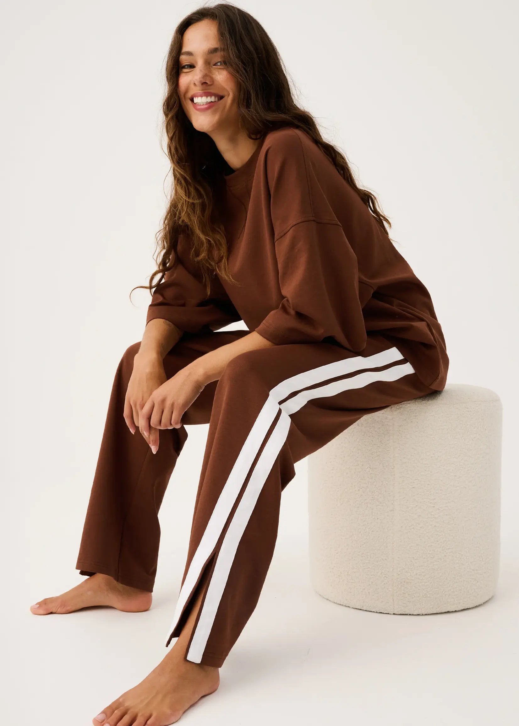 cartel and willow Isobel Pant - Truffle