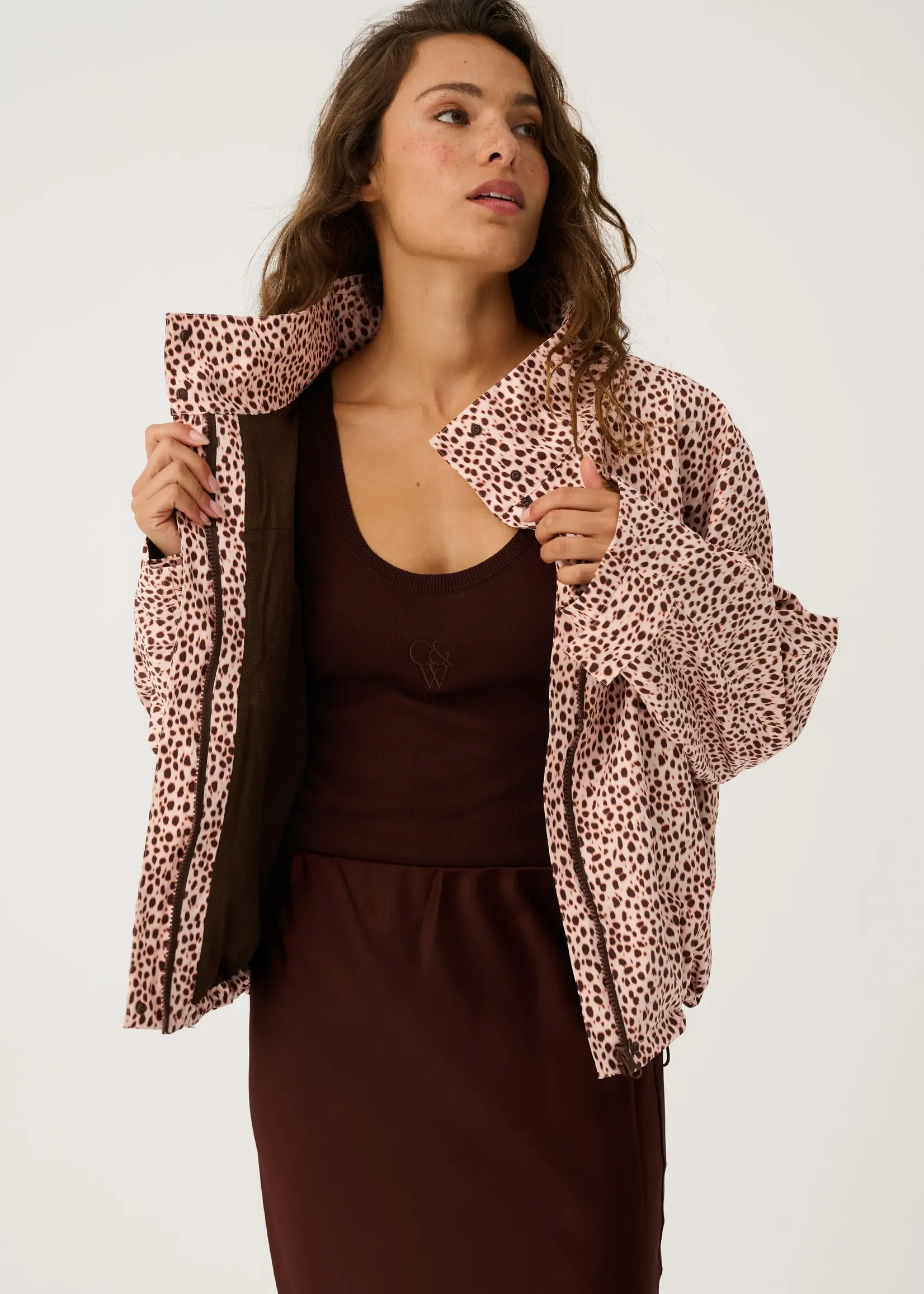 cartel and willow Beau Spray Jacket - Ocelot