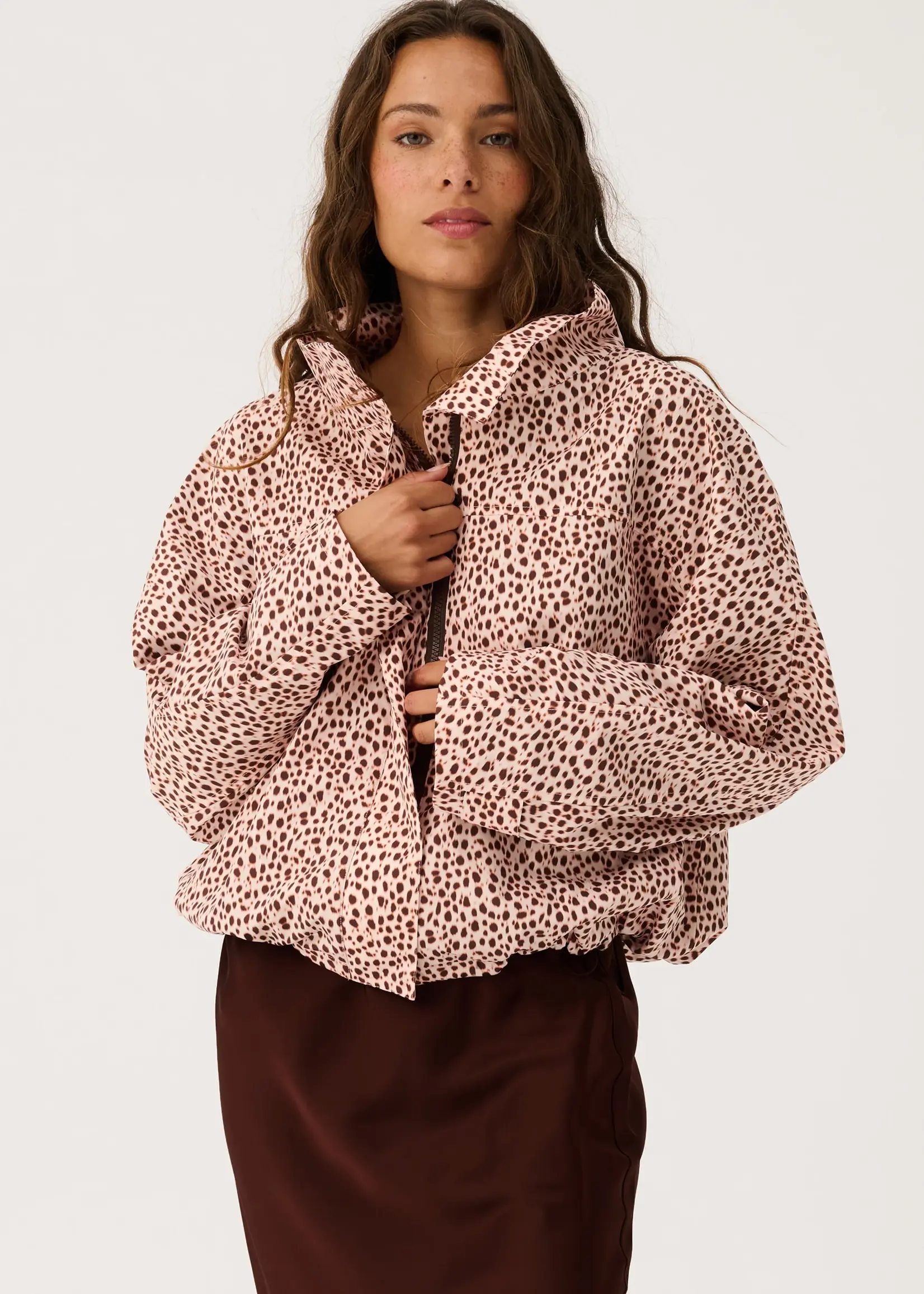 cartel and willow Beau Spray Jacket - Ocelot