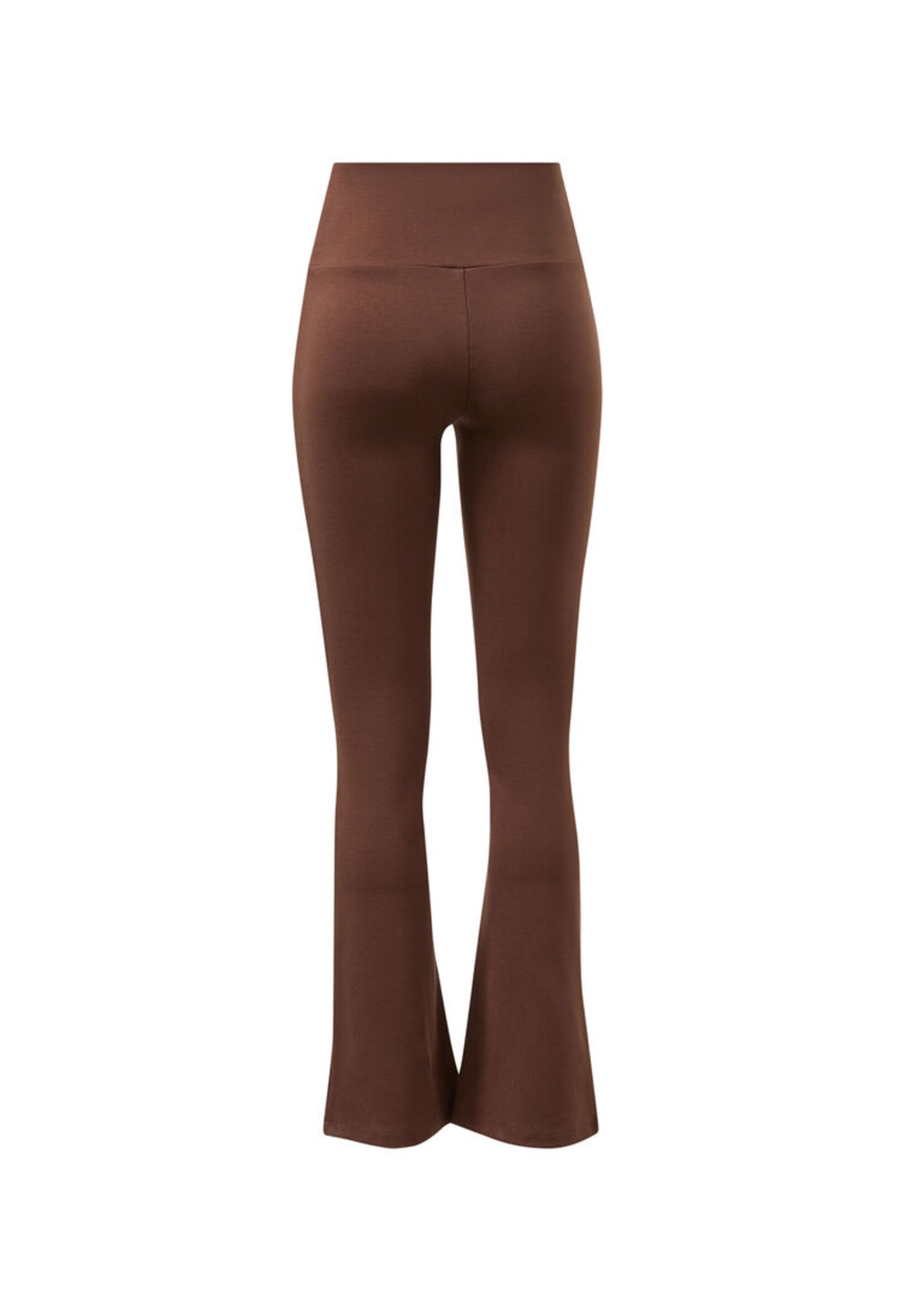 Ceres Life Ponte Bootleg Pant/Chocolate