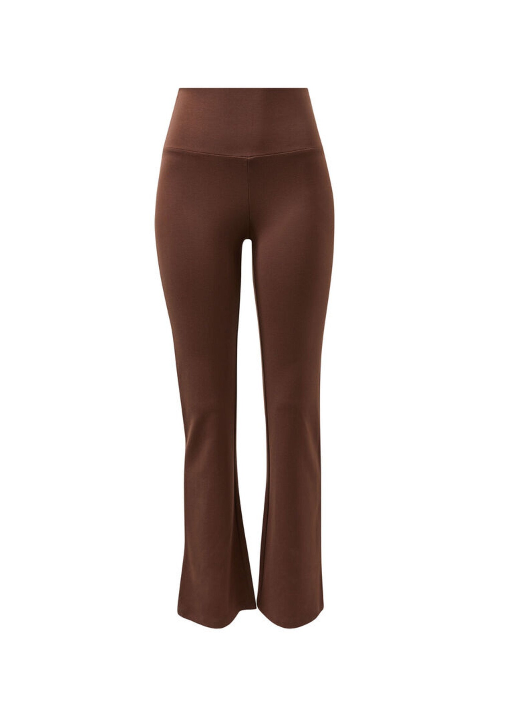 Ceres Life Ponte Bootleg Pant/Chocolate