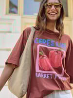 Ceres Life Liv Oversized Tee/Ginger/Farmers Market