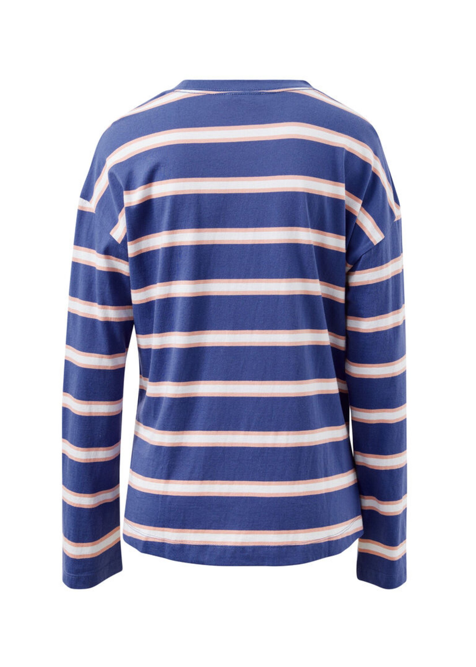 Ceres Life Scout Slouchy Long Sleeve Tee/Washed Navy/Pink/Clay