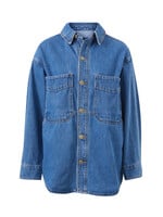 Ceres Life Bobbi Side Pocket Denim Shacket