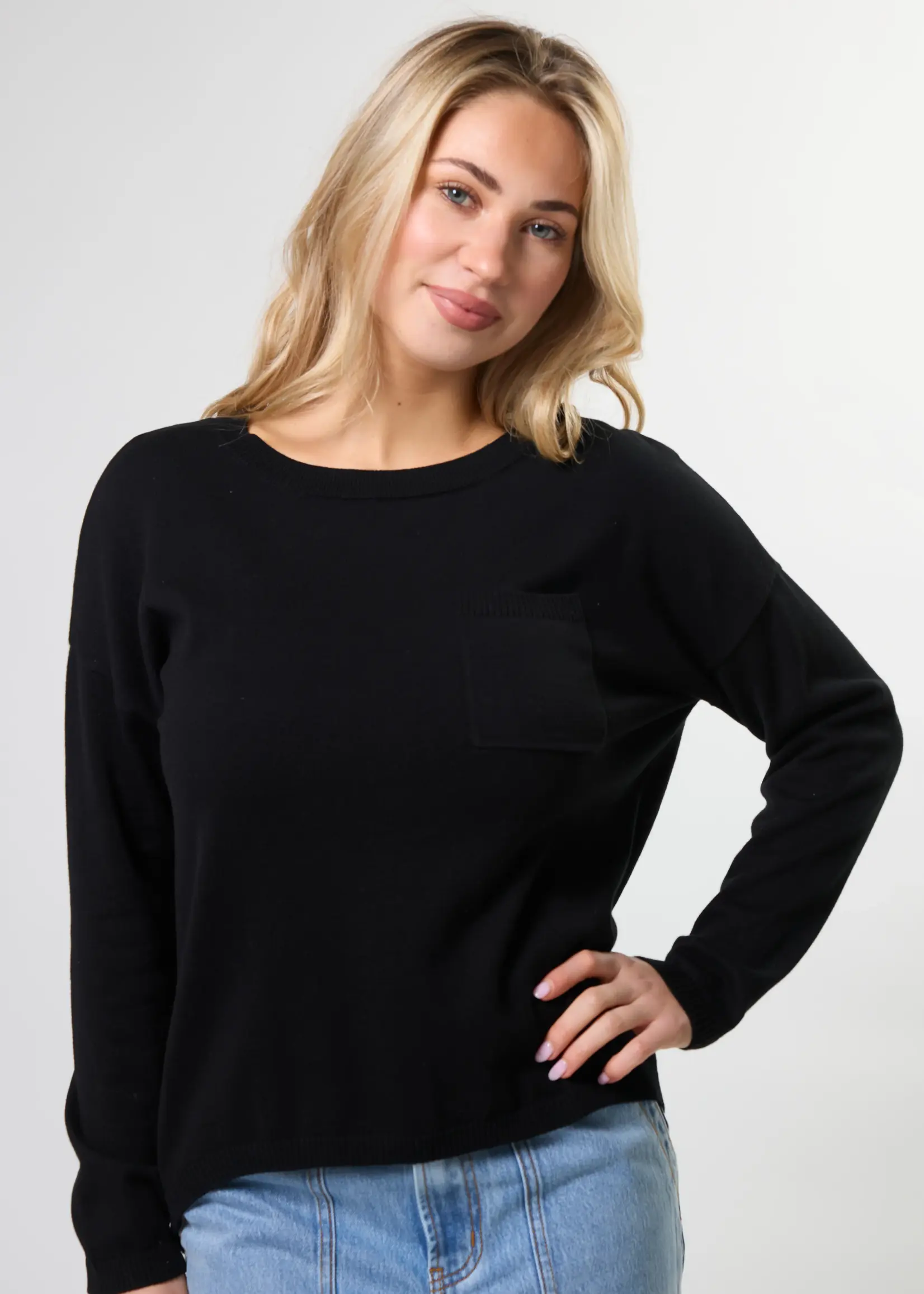 Street Pocket Jumper - Black