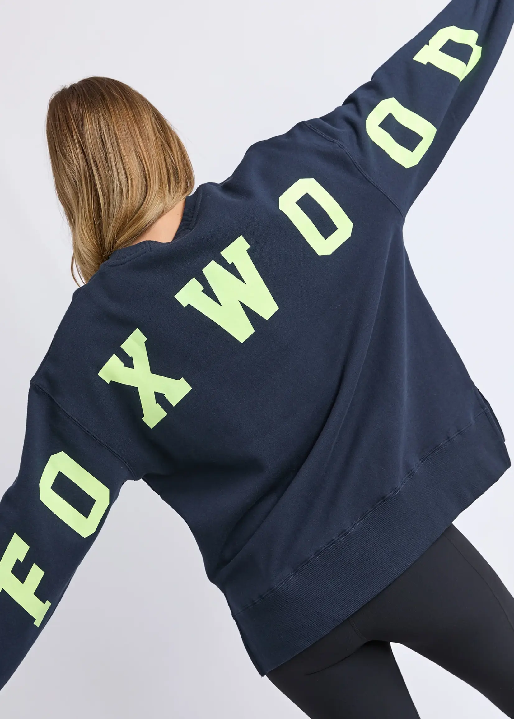 Foxwood Interval Crew Navy/Yellow