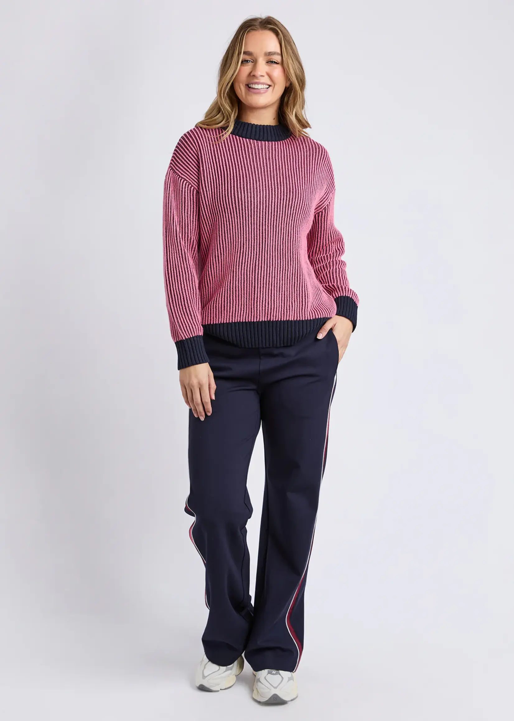 Foxwood Luella Crew Knit - Wine
