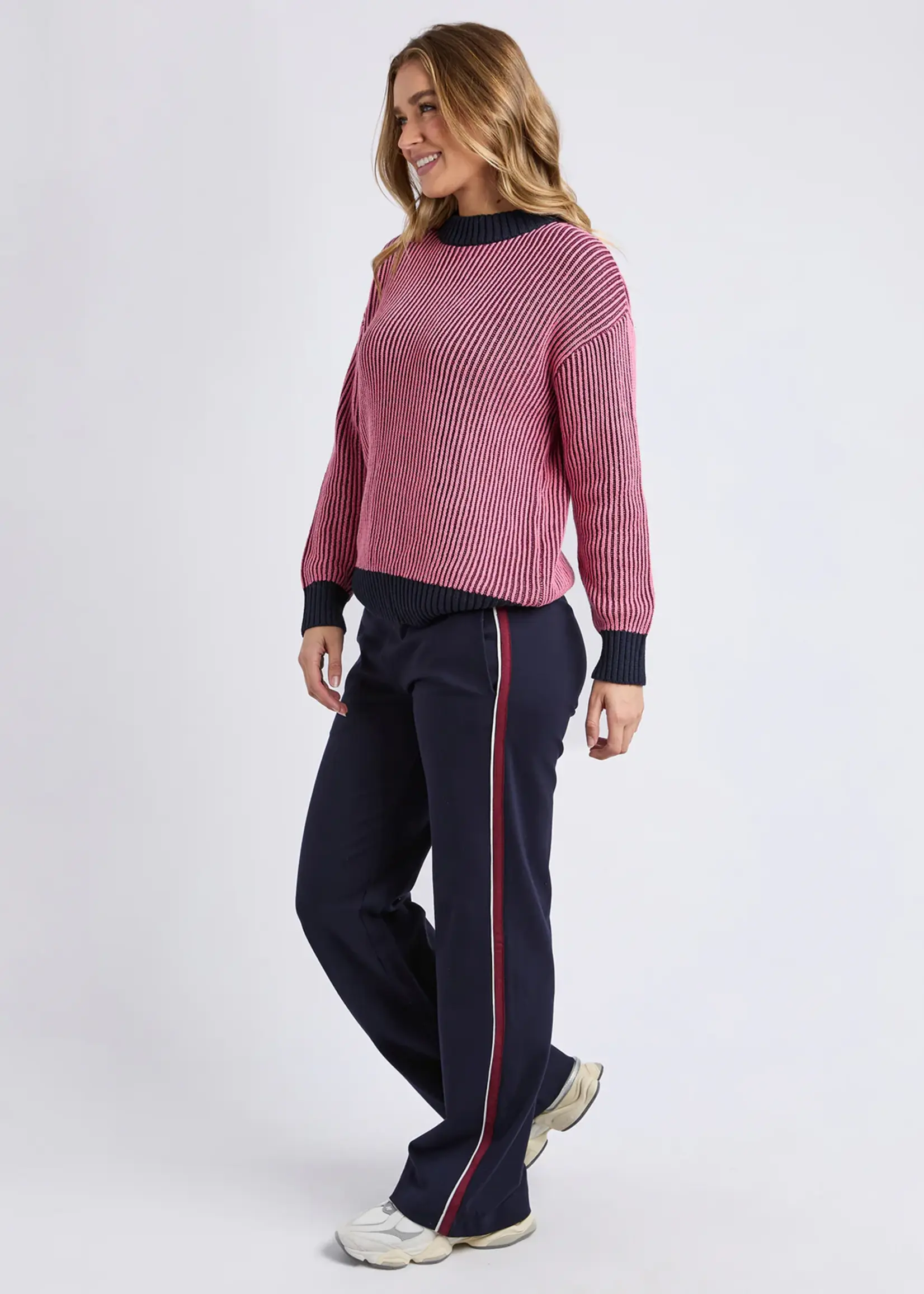 Foxwood Luella Crew Knit - Wine