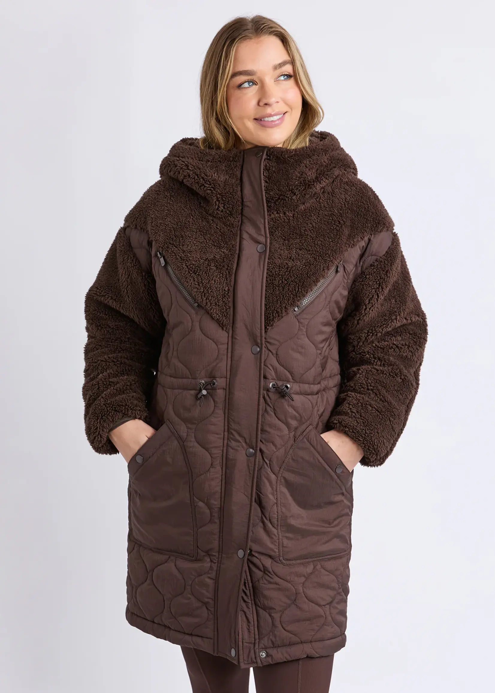 Foxwood Annabella Longline Anorak - Coffee Bean