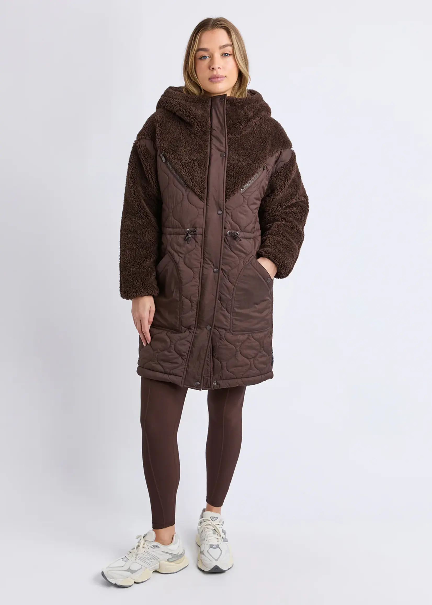 Foxwood Annabella Longline Anorak - Coffee Bean