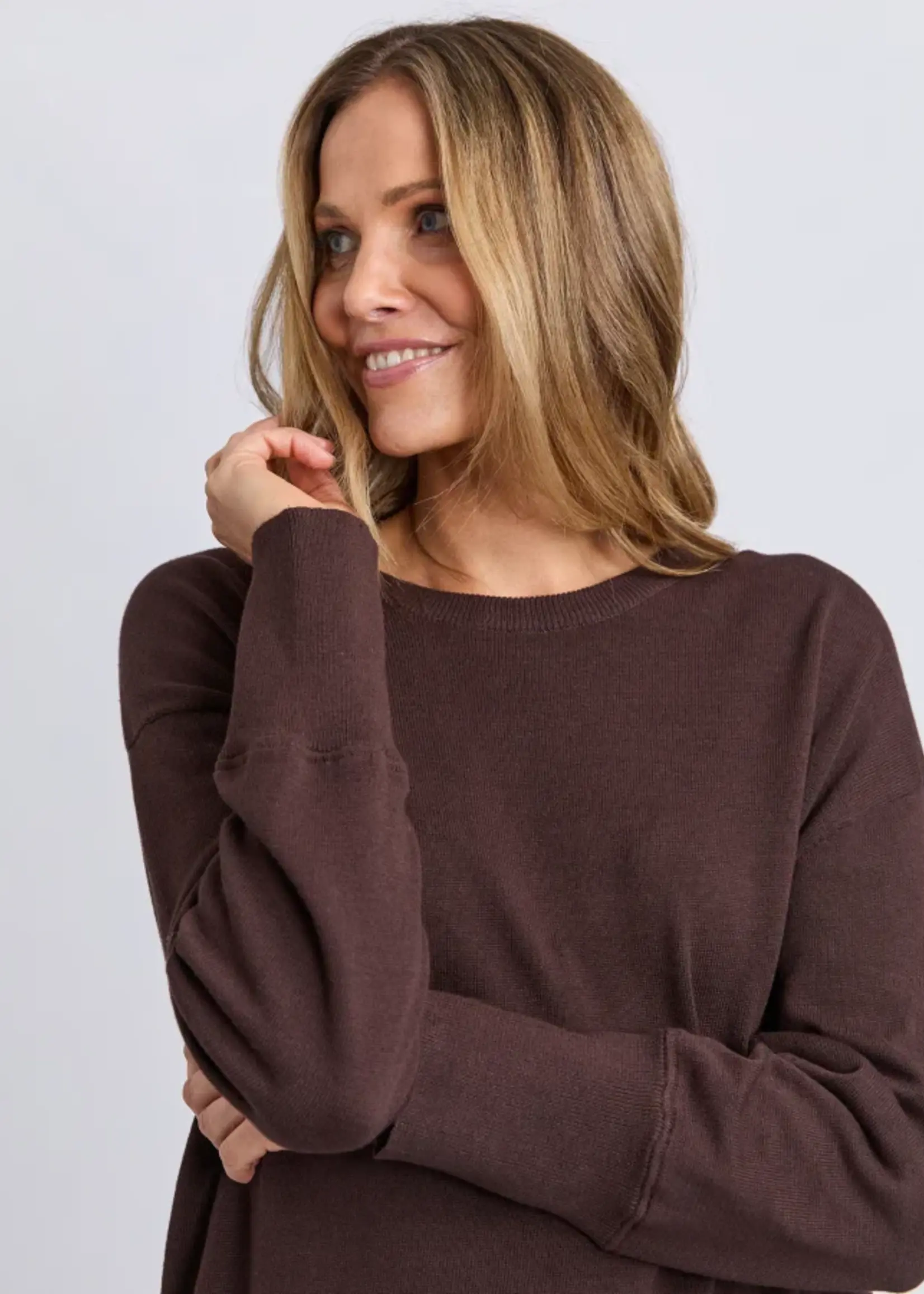 Foxwood Delilah Knit - Coffee Bean