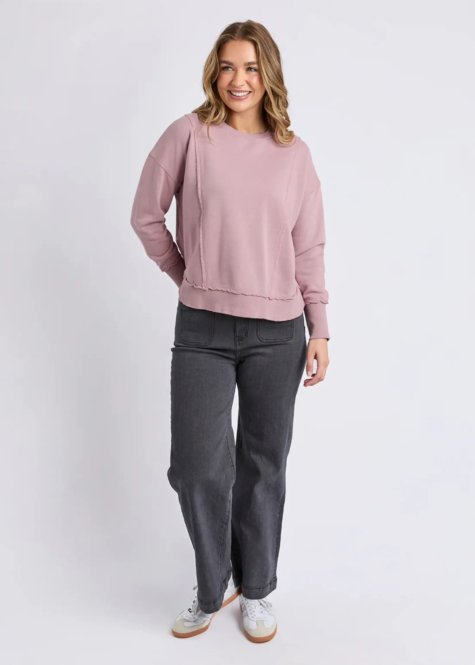 Foxwood Osborne Crew - Dusty Pink