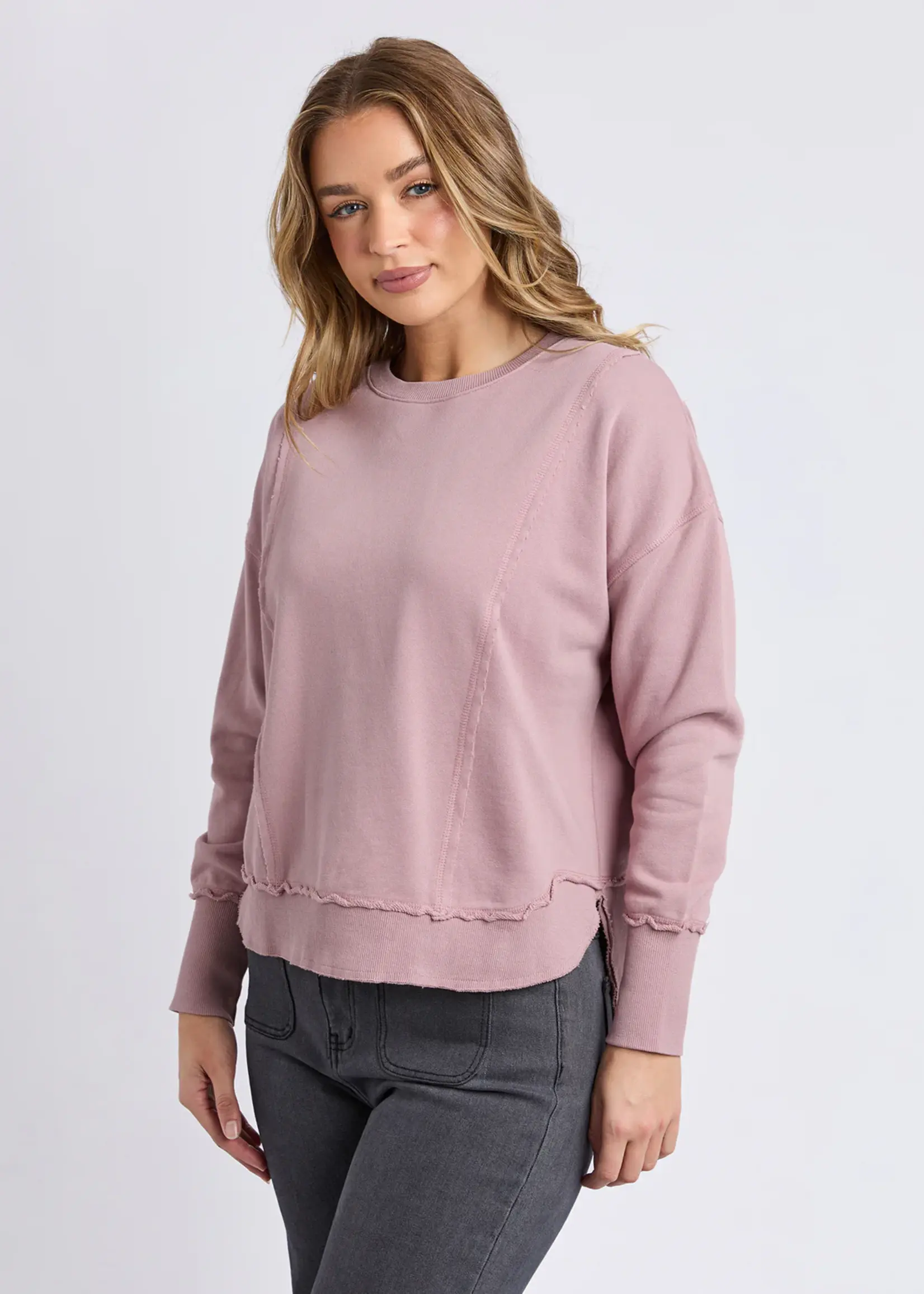 Foxwood Osborne Crew - Dusty Pink