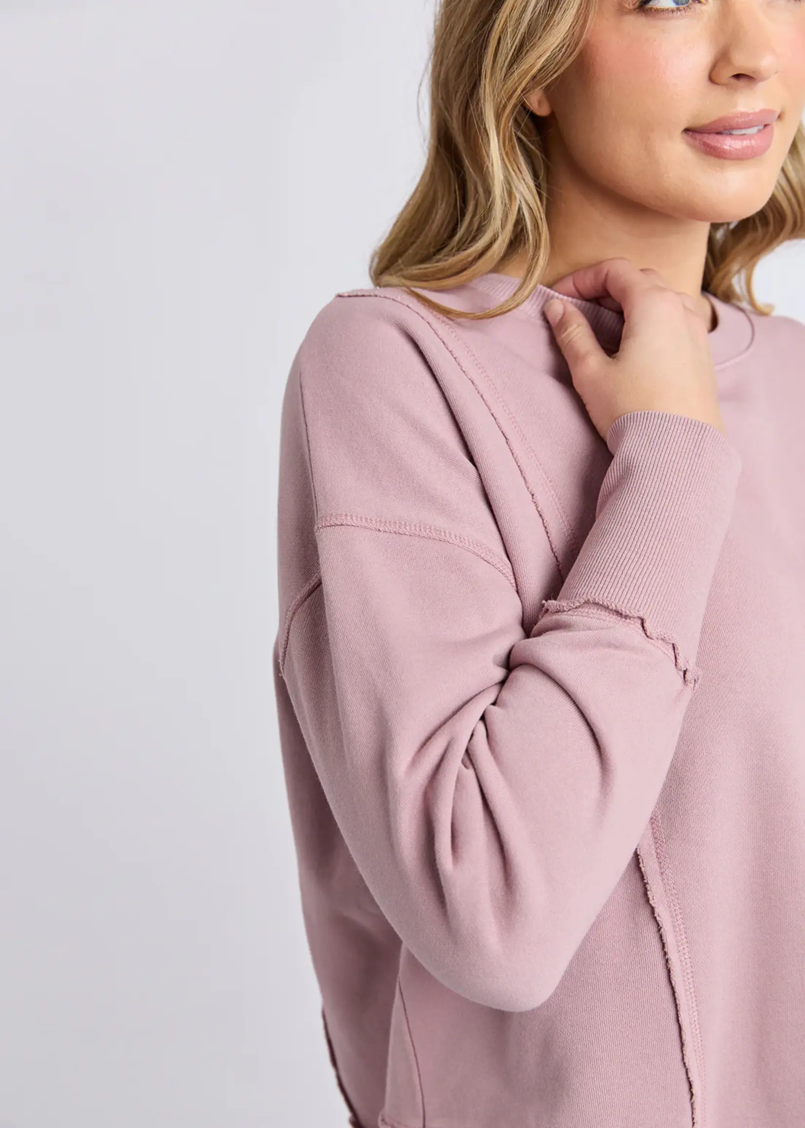 Foxwood Osborne Crew - Dusty Pink