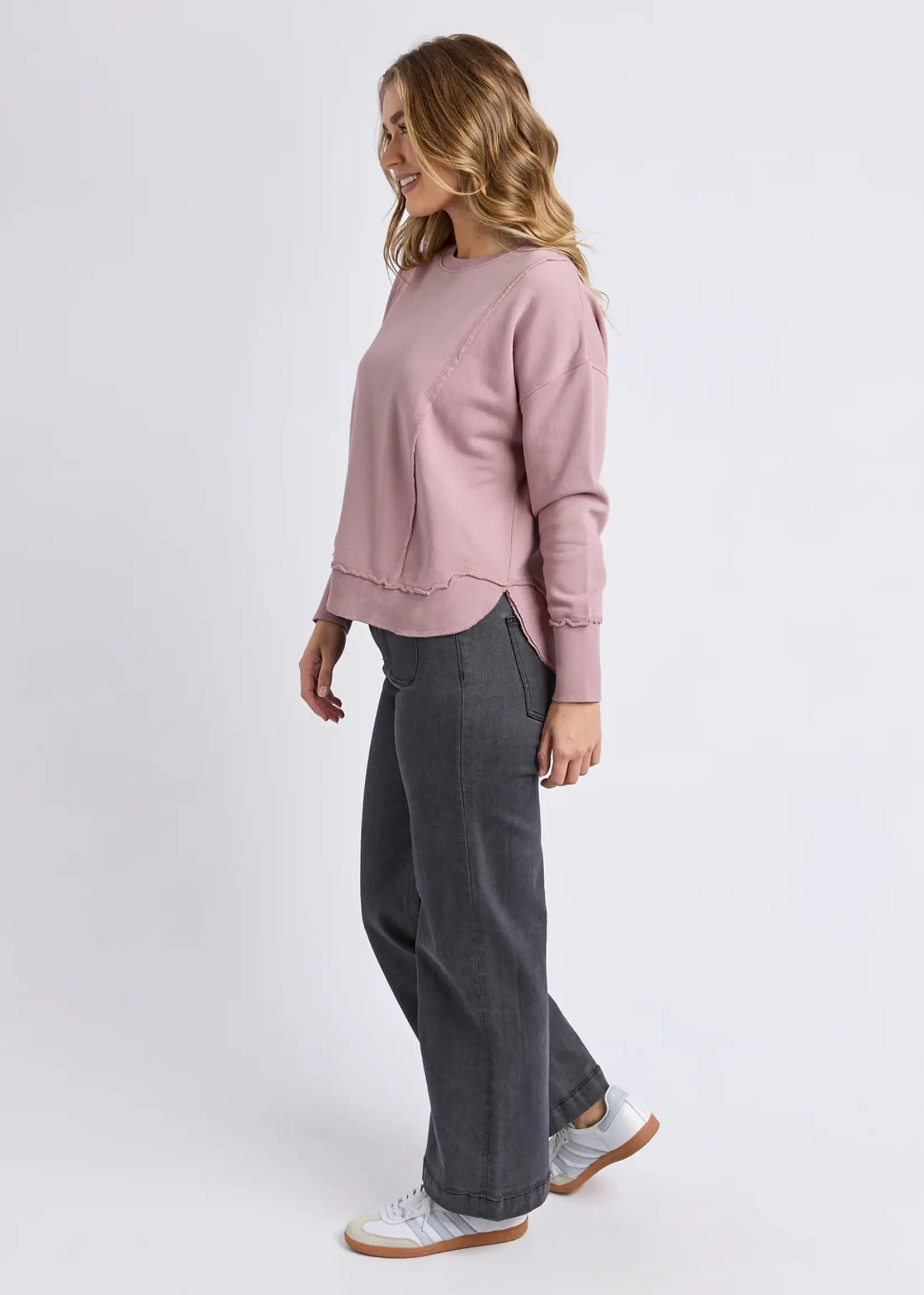 Foxwood Osborne Crew - Dusty Pink