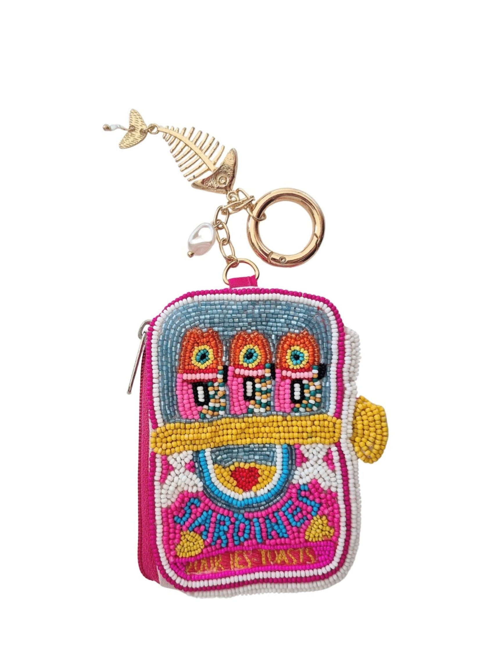 Zoda Beaded Keychain Pouch BA02