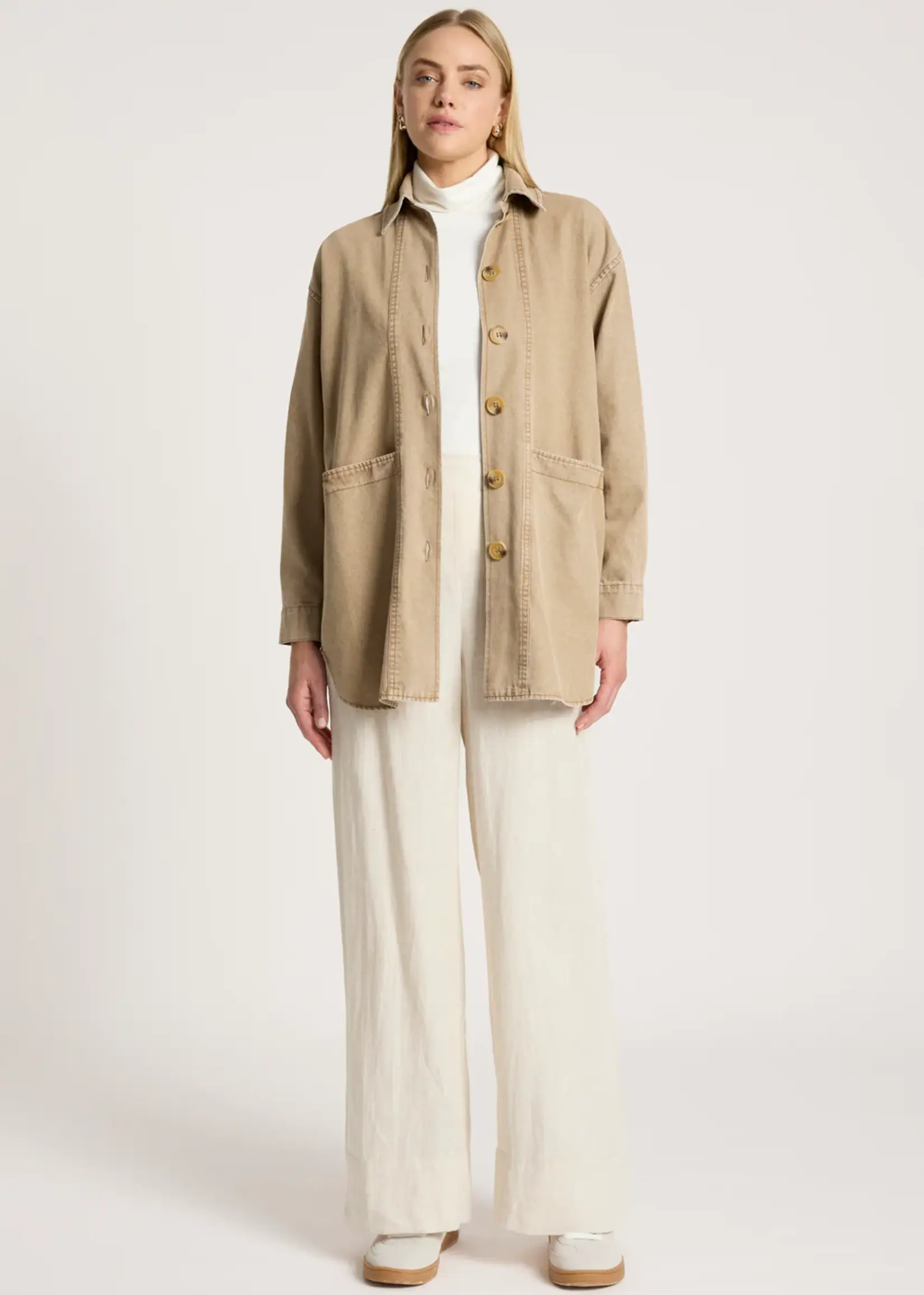 EB & Ive Bodhi Denim Jacket - Fawn